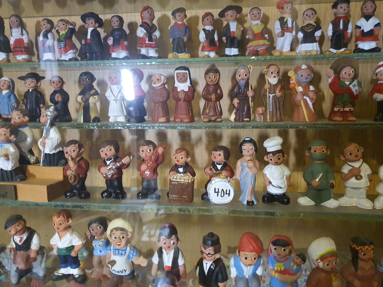 Colección de 'cabezones' de José Miranda.