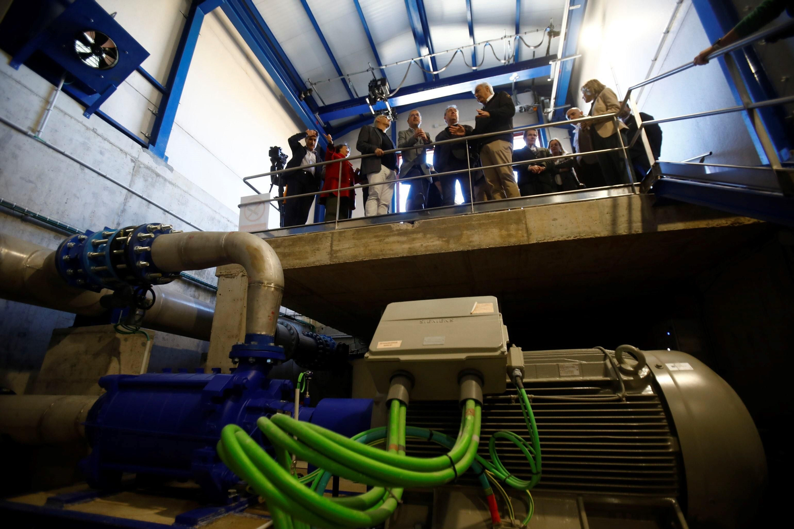 El inicio del trasvase de agua de La Colada a Sierra Boyera, en imágenes