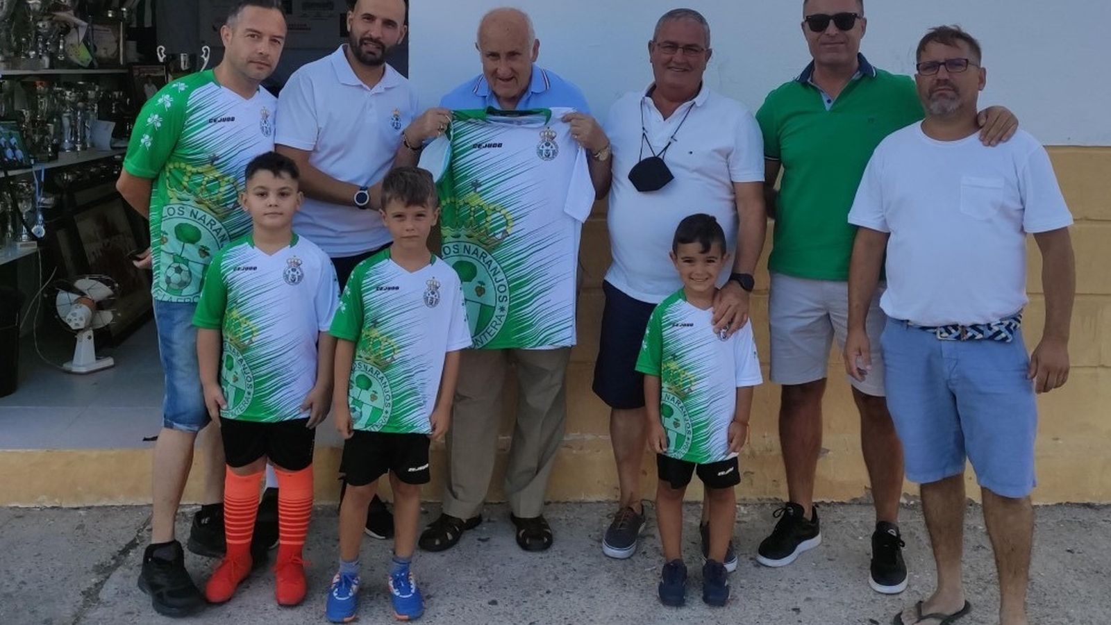 Otra imagen del homenaje.