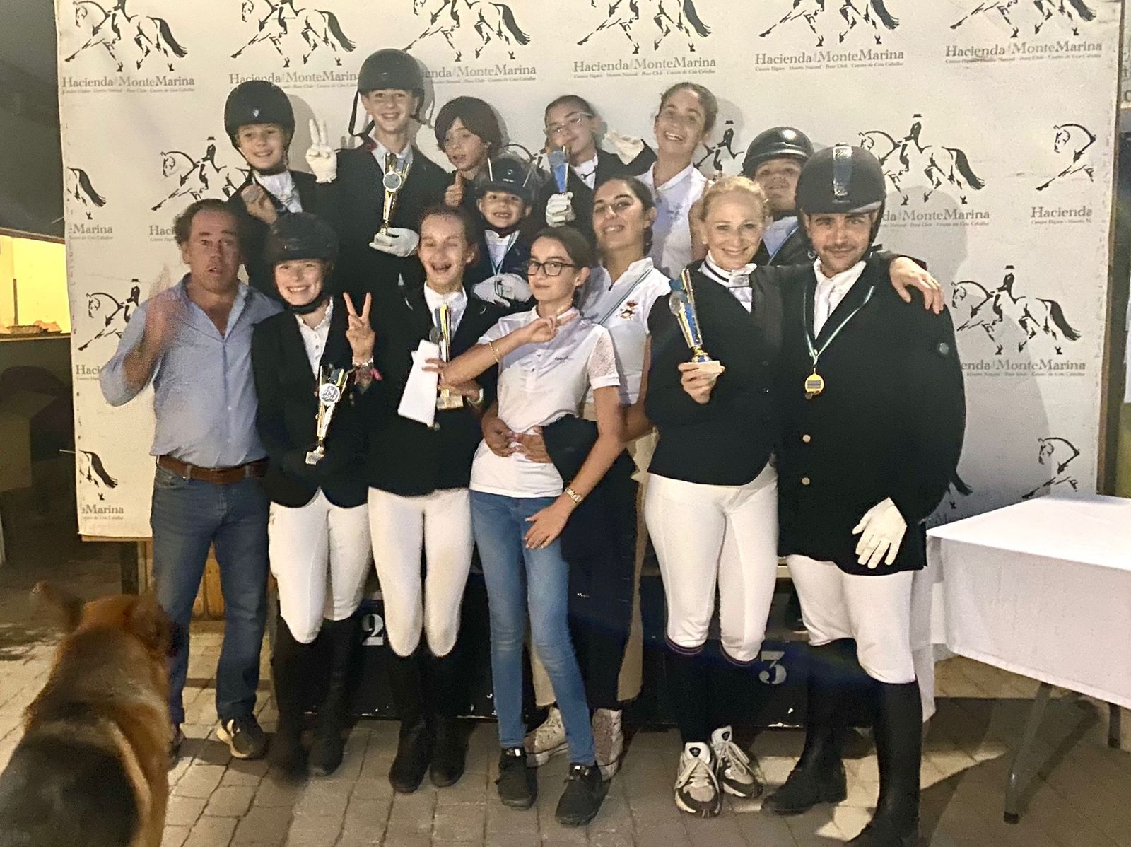 La expedición del Dressage, en Marbella