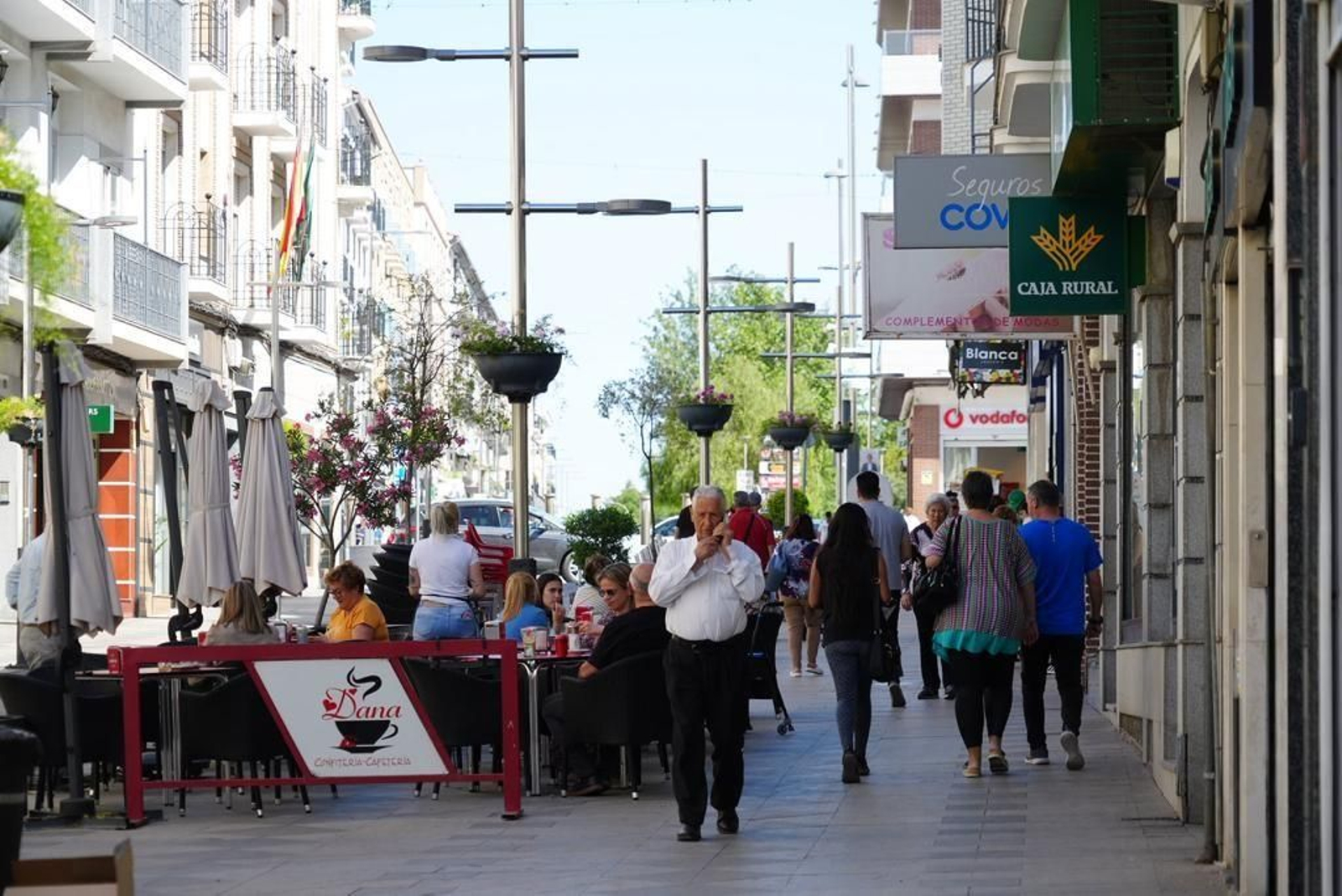 Calle Mayor de Pozoblanco.