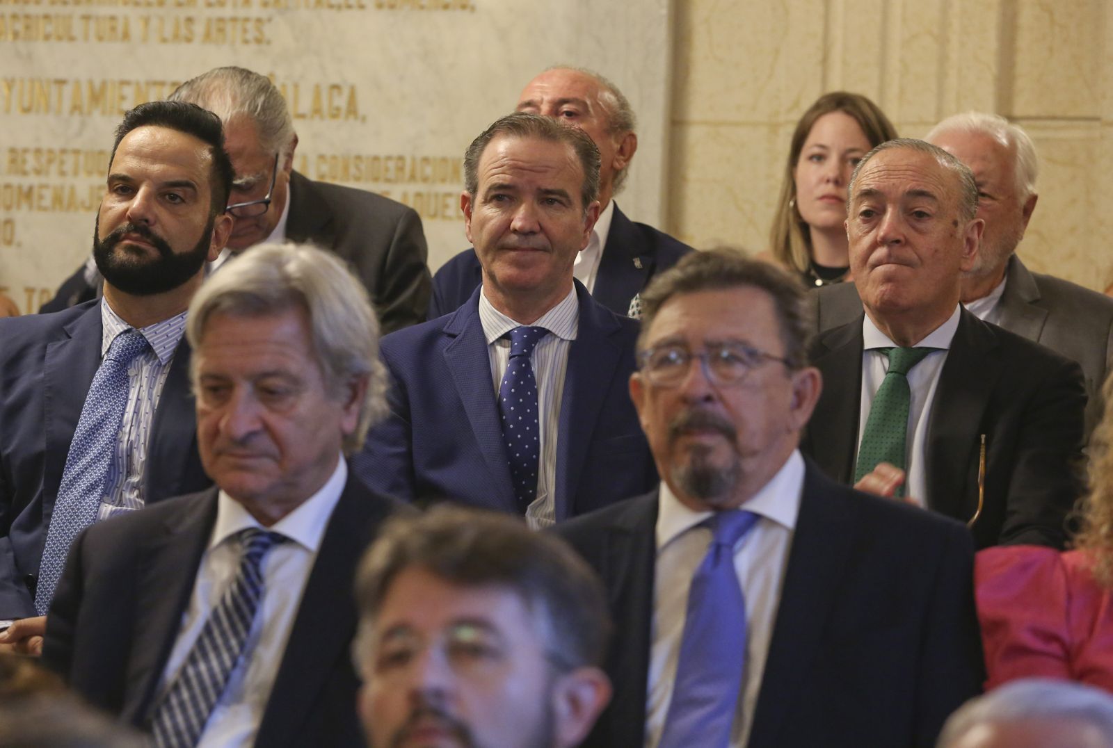 Homenaje a Celia Villalobos en el Ayuntamiento de Málaga (fotos)