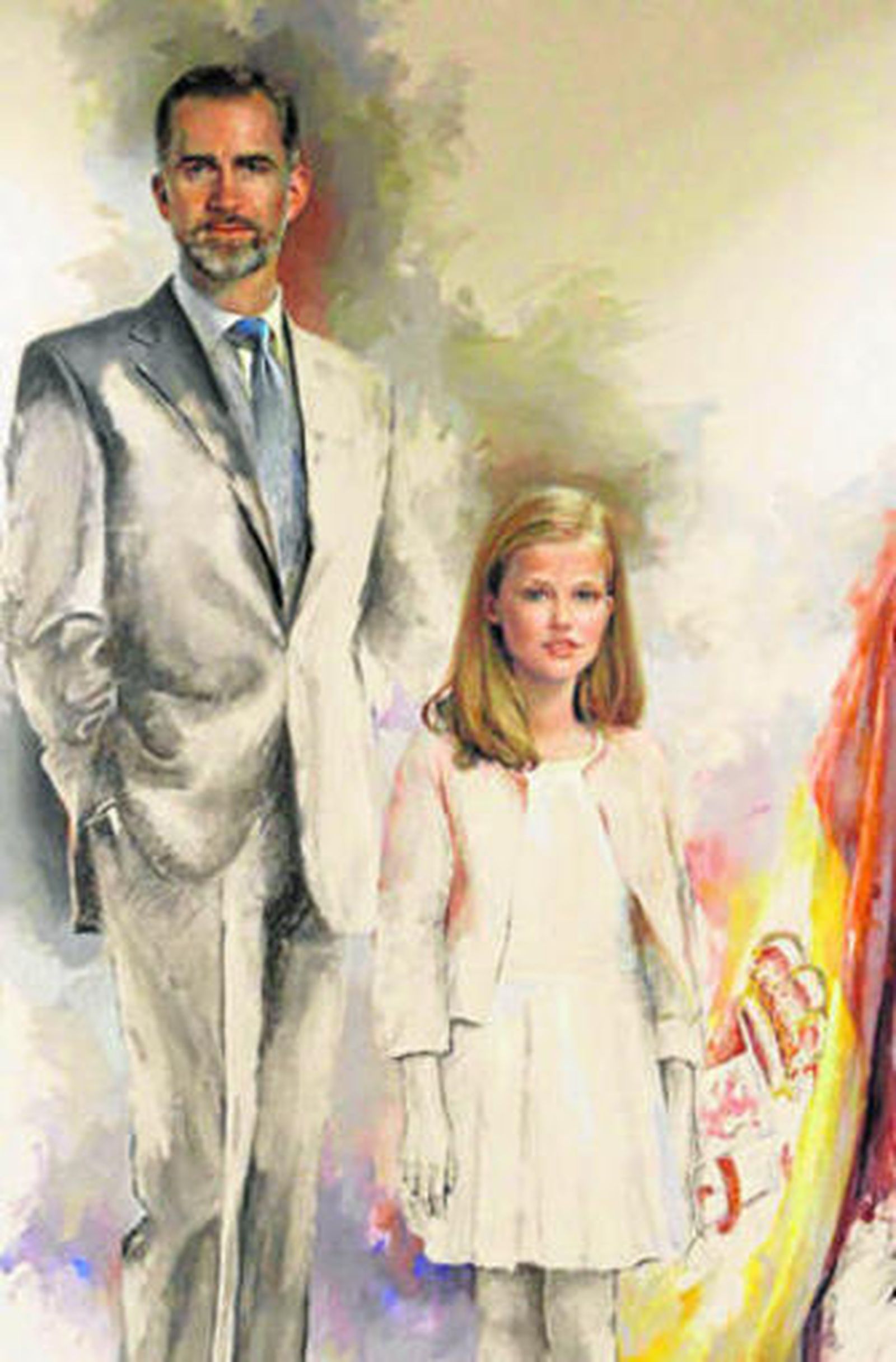 El retrato ha sido realizado por el donostiarra Ricardo Sanz.