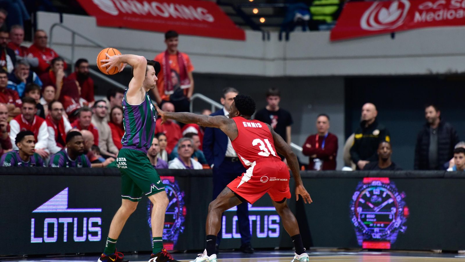 UCAM Murcia-Unicaja, en fotos