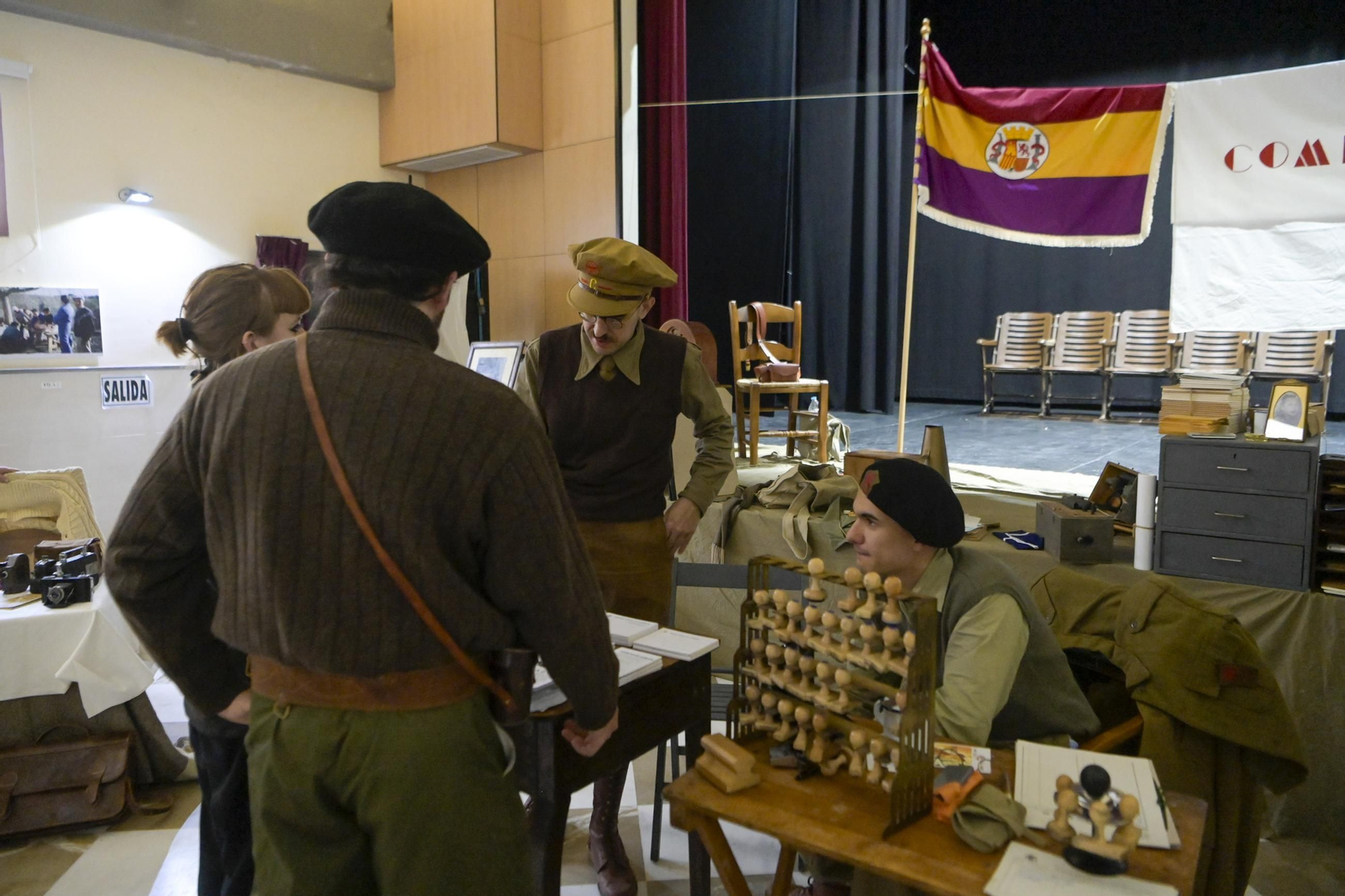 Las mejores imágenes de la recreación de un hospital durante la Guerra Civil en Beas de Granada