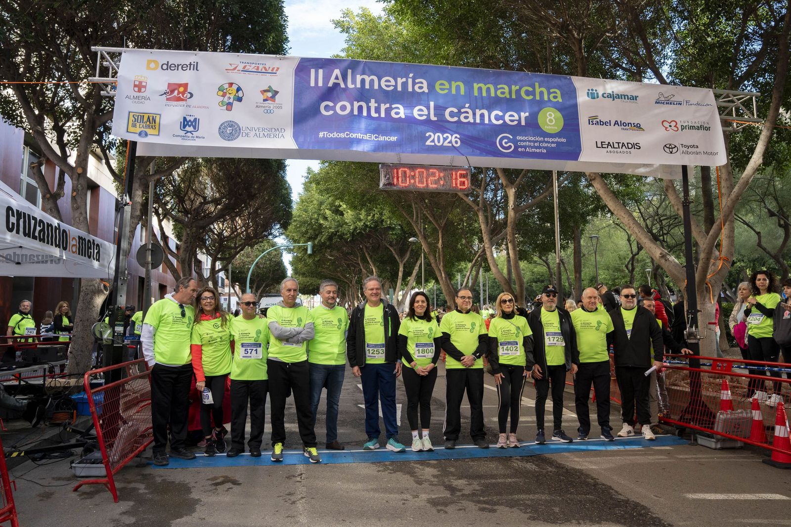 Almería corre unida contra el cáncer en una jornada solidaria