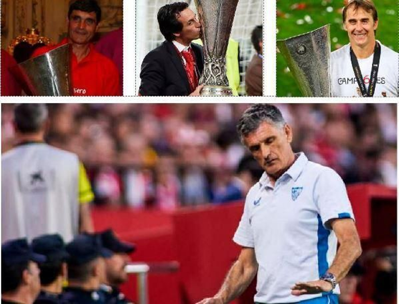 Juande, Emery, Lopetegui y Mendilibar.