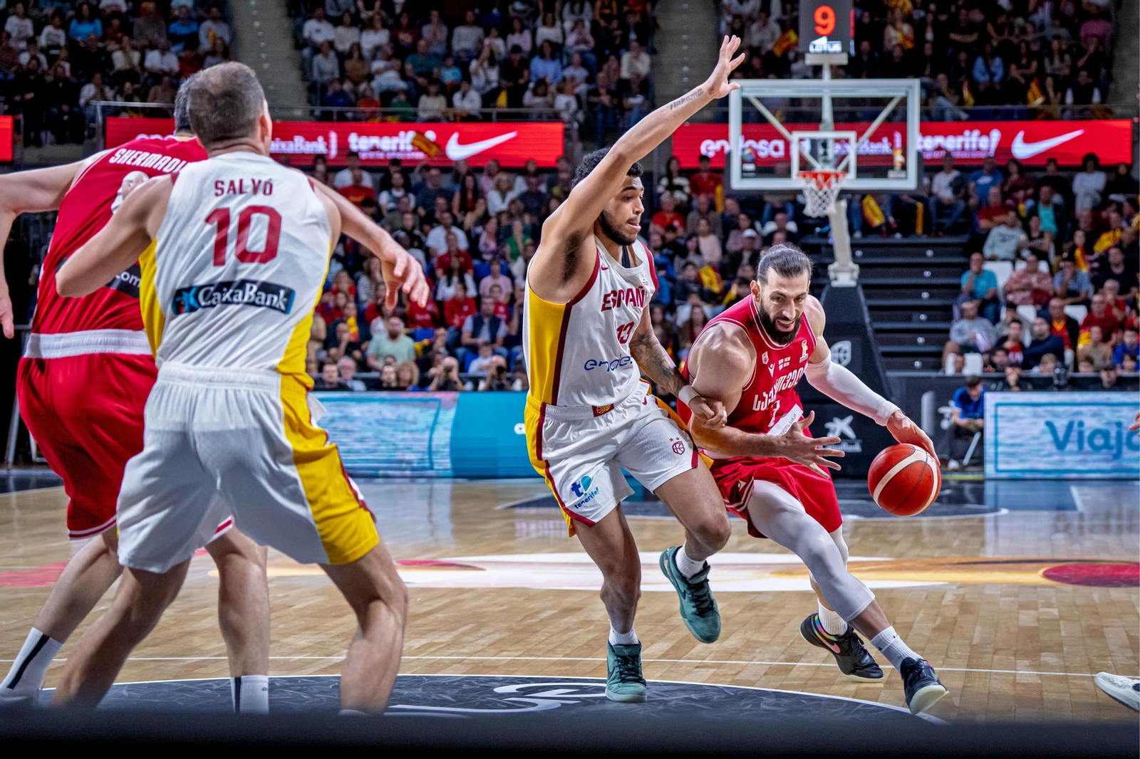 Las fotos del España-Georgia de baloncesto