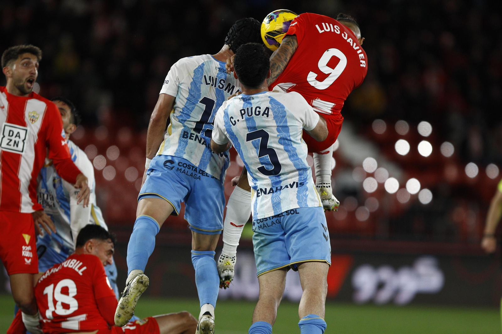 Las mejores imágenes del U.D. Almería-Málaga C.F.