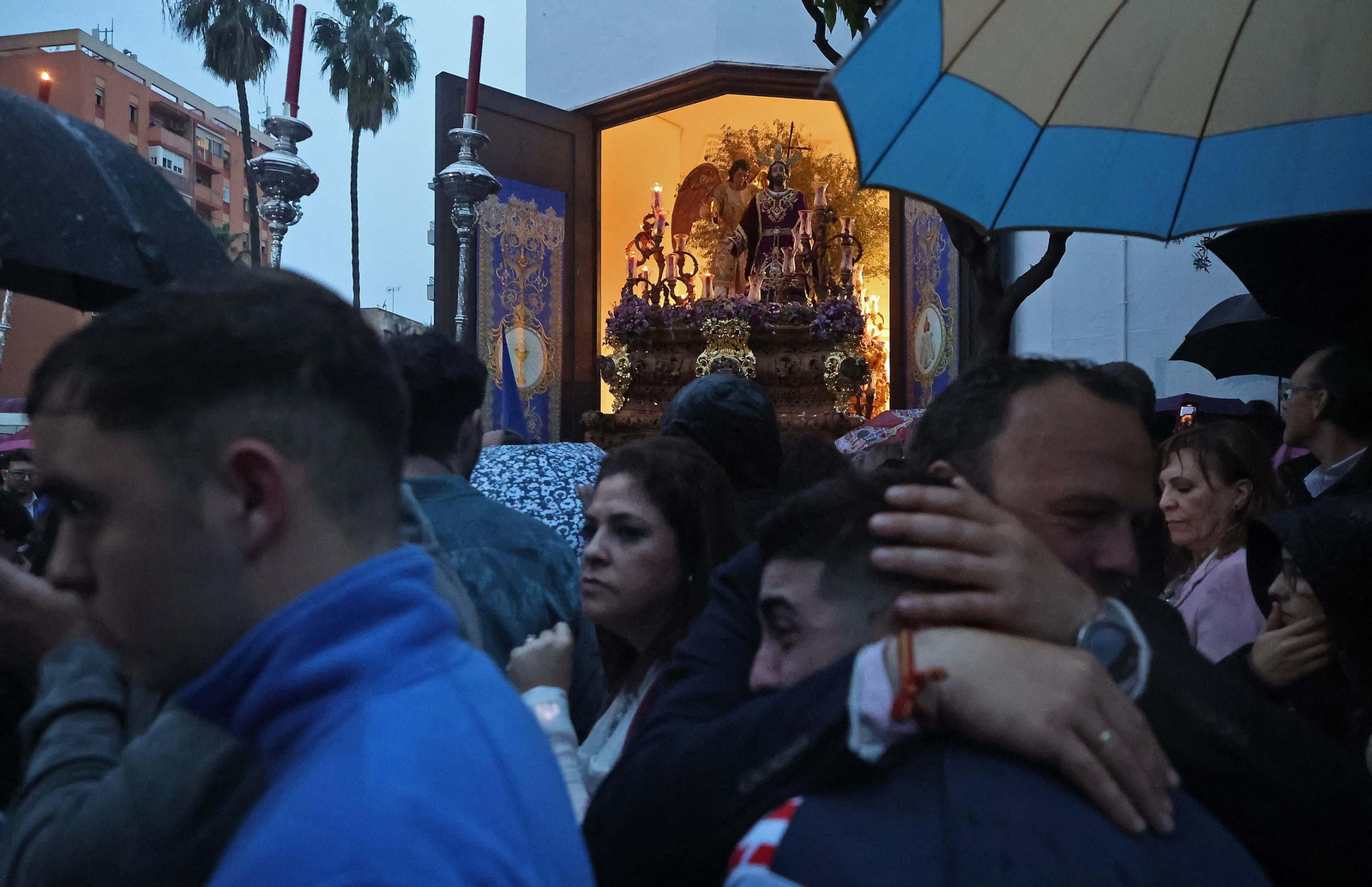 Fotos del Domingo de Ramos en Algeciras: La Borriquita y Oración en el Huerto