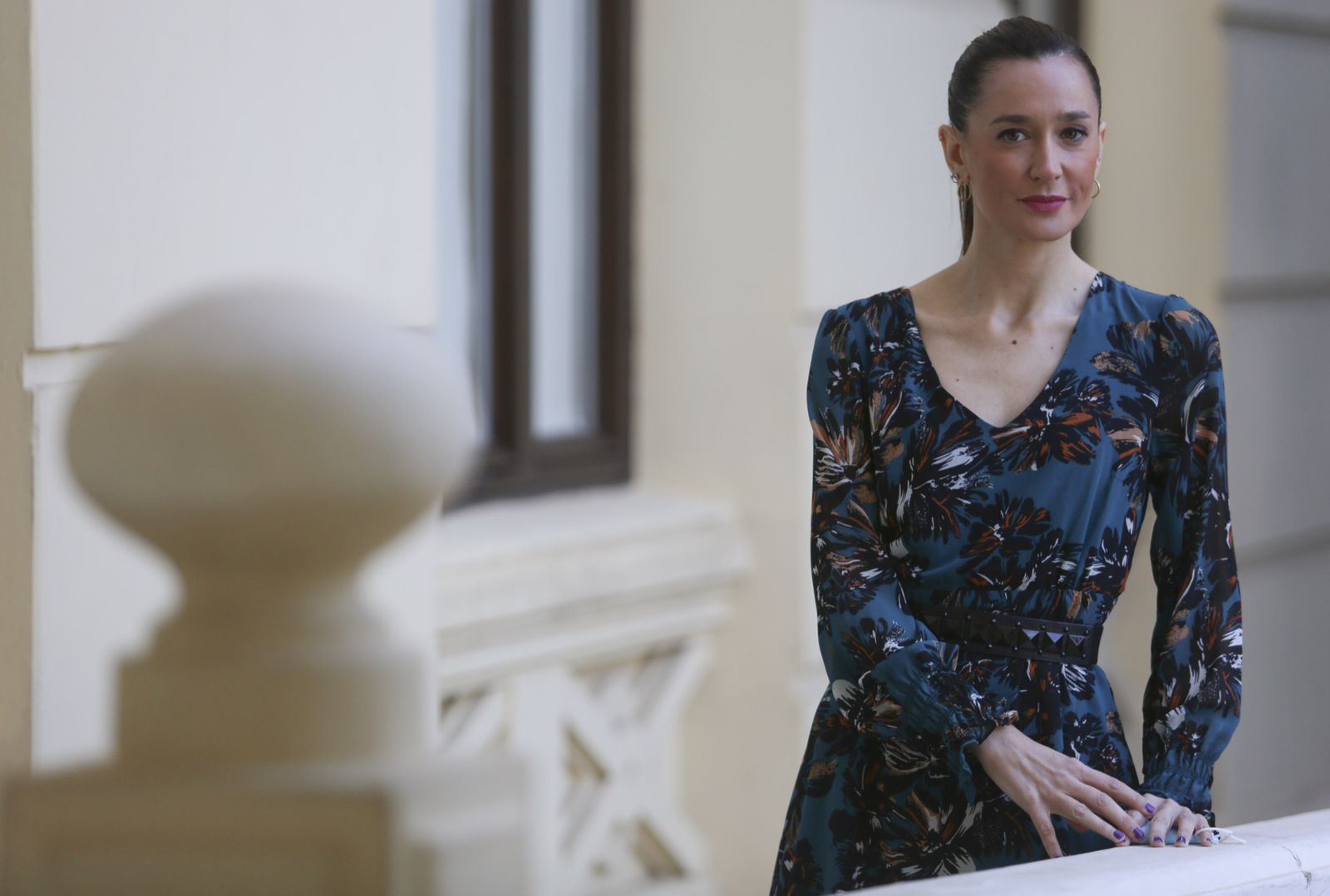 Elisa Pérez de Siles en el Ayuntamiento de Málaga.