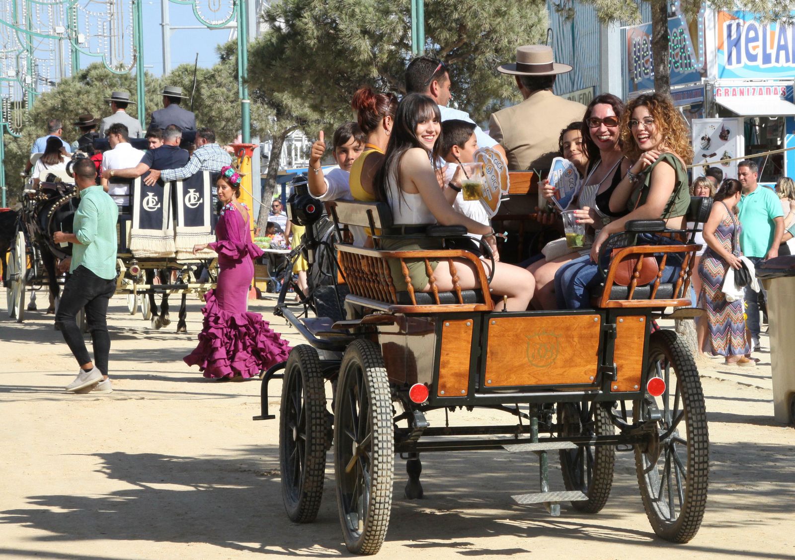 Imágenes del último día de la Feria de Chiclana