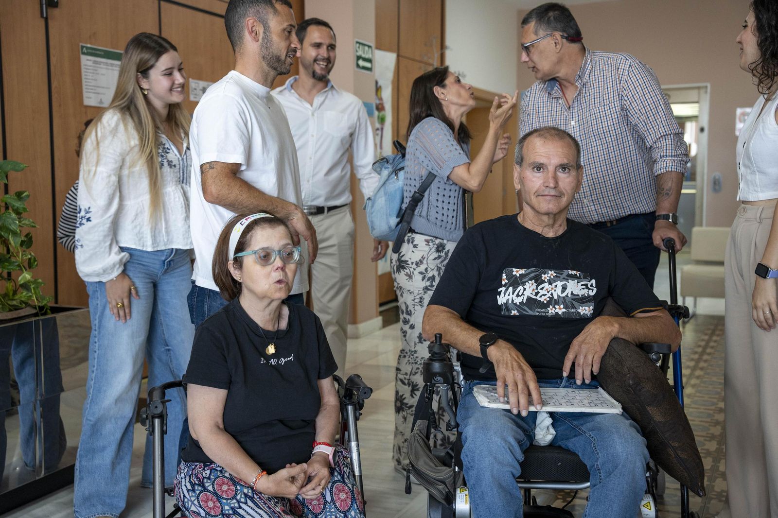 Las imágenes del acto de iniciación del Camino de Santiago de FAAM en Almería