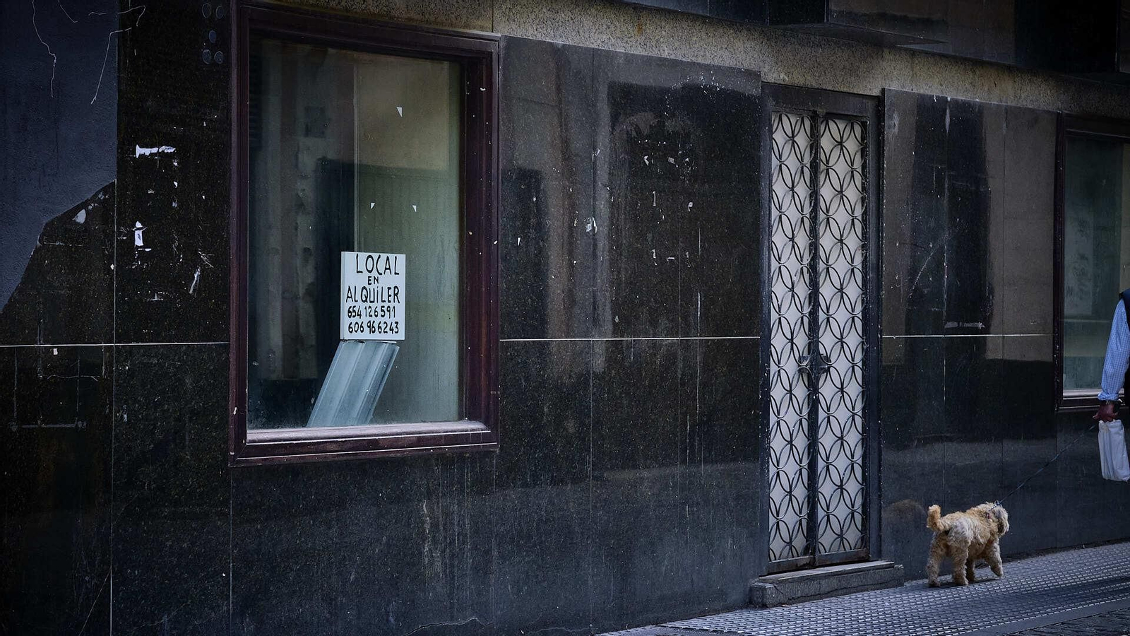 Anuncio de alquiler en el centro