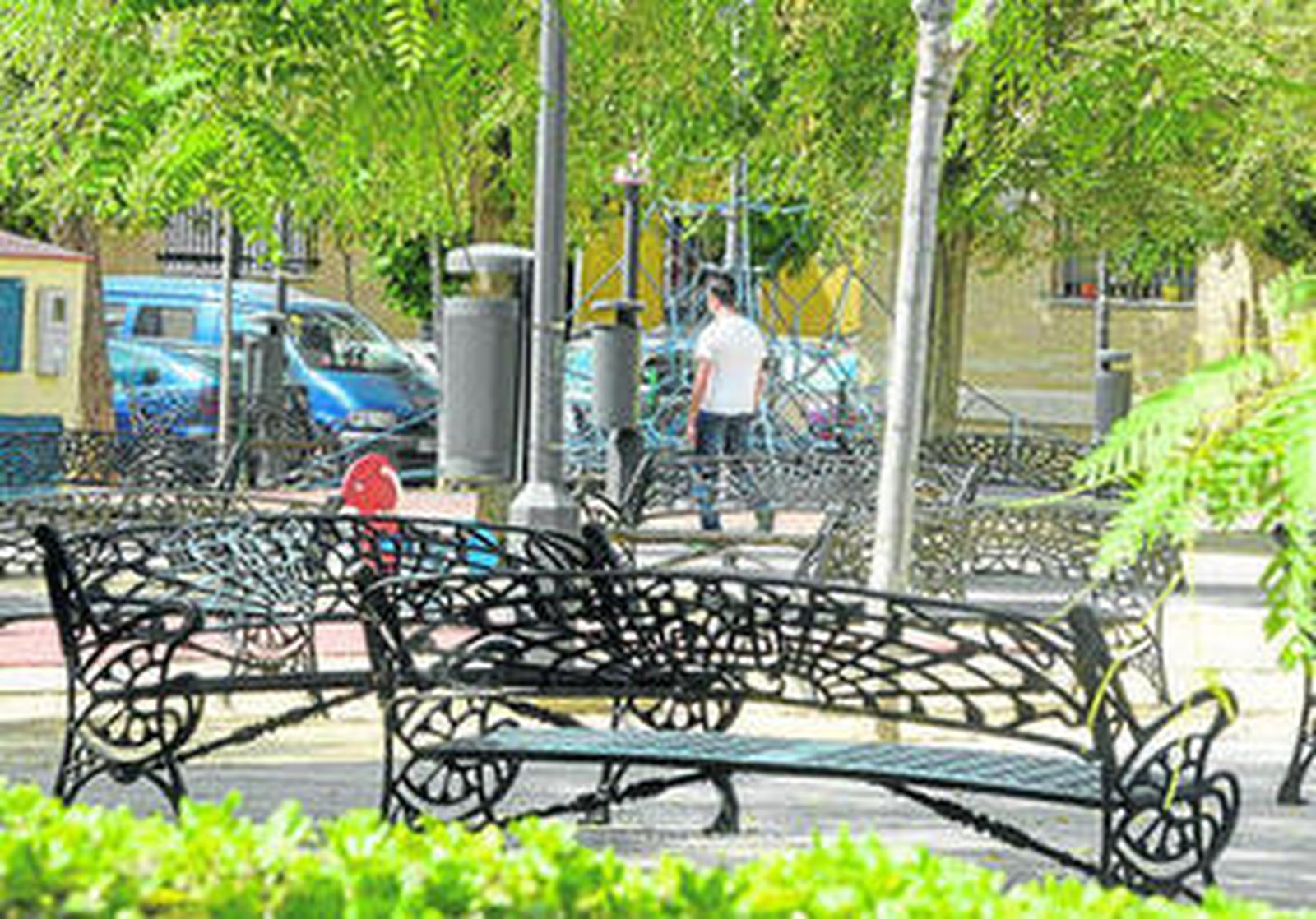 El Parque Estoril, la zona en la que los pandilleros se reunían y organizaban las agresiones.