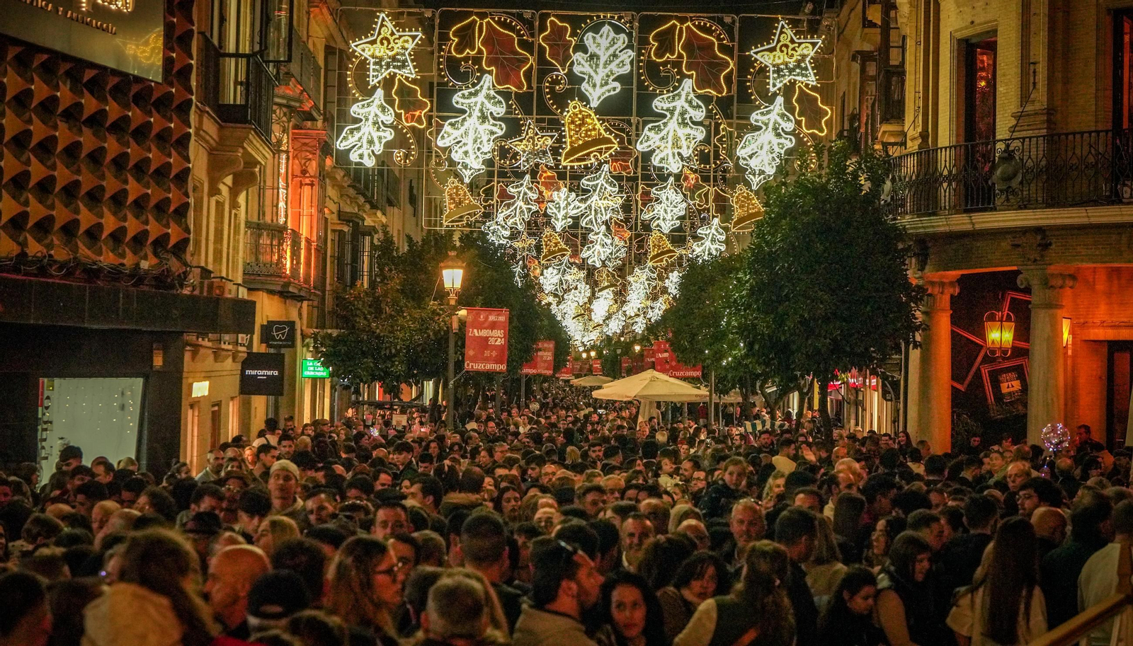 Imágenes del encendido Navideño en Jerez