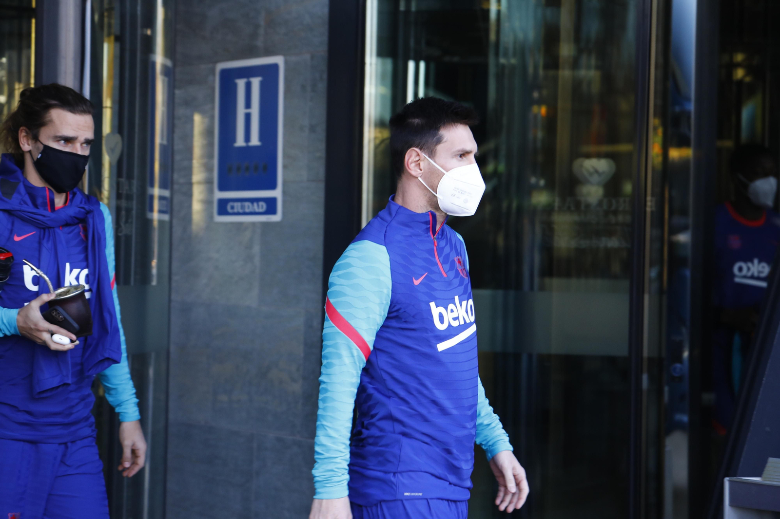 El Barça ya prepara la Supercopa en Córdoba, en imágenes