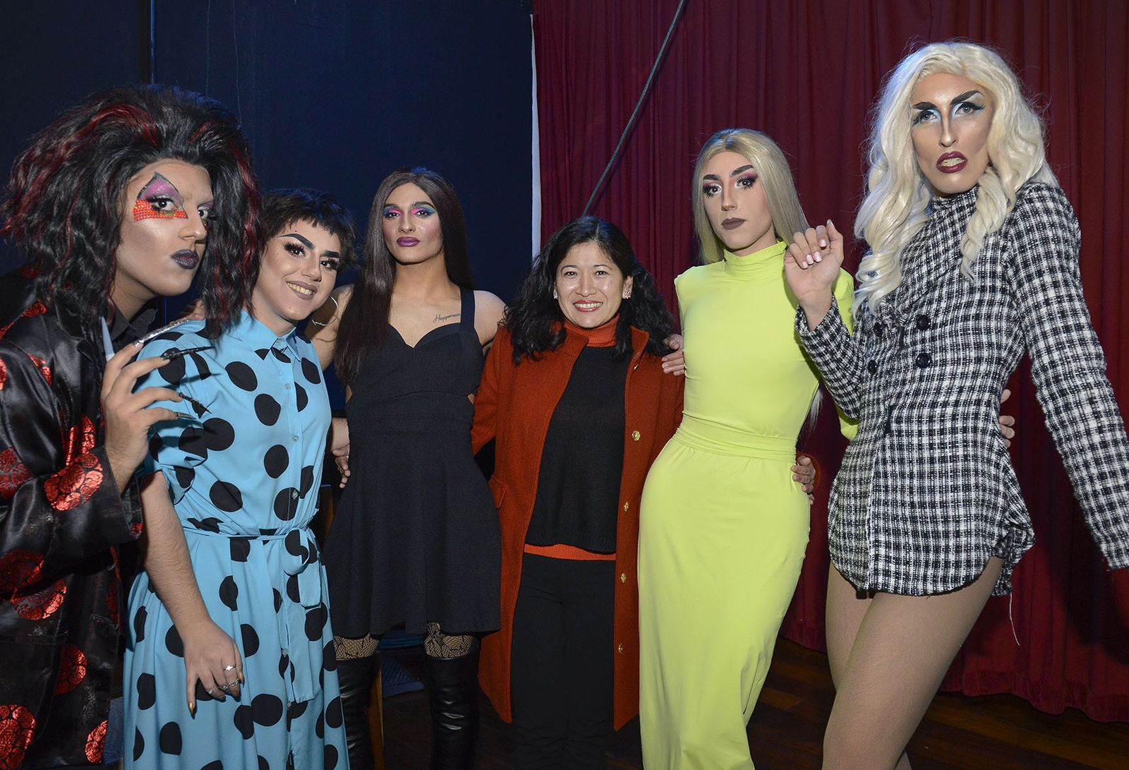 La delegada Ana Herica Ramos, en I Festival Drag Sherry Queens.