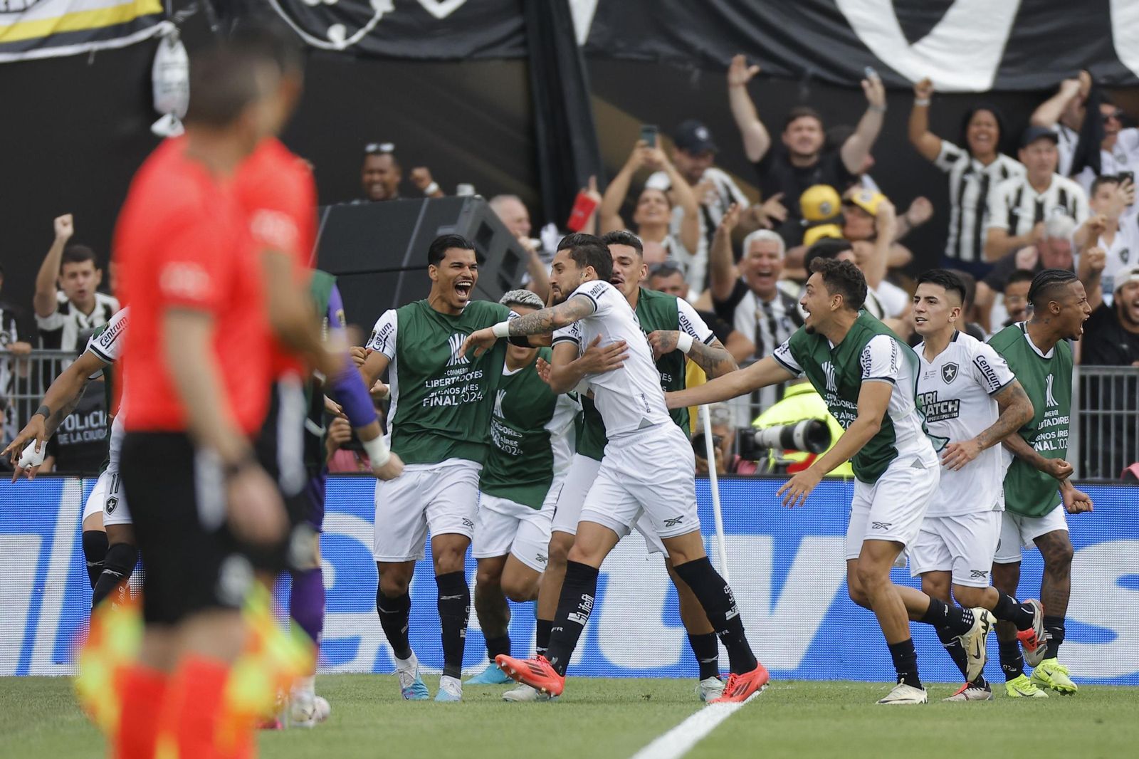 Las fotos de una final de la Libertadores histórica; Botafogo, campeón con 10, ante Atlético Mineiro