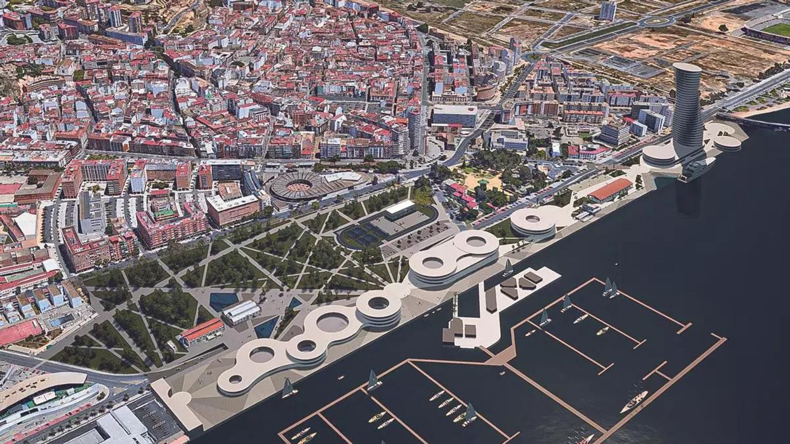 Proyecto del Muelle del Levante de Huelva.