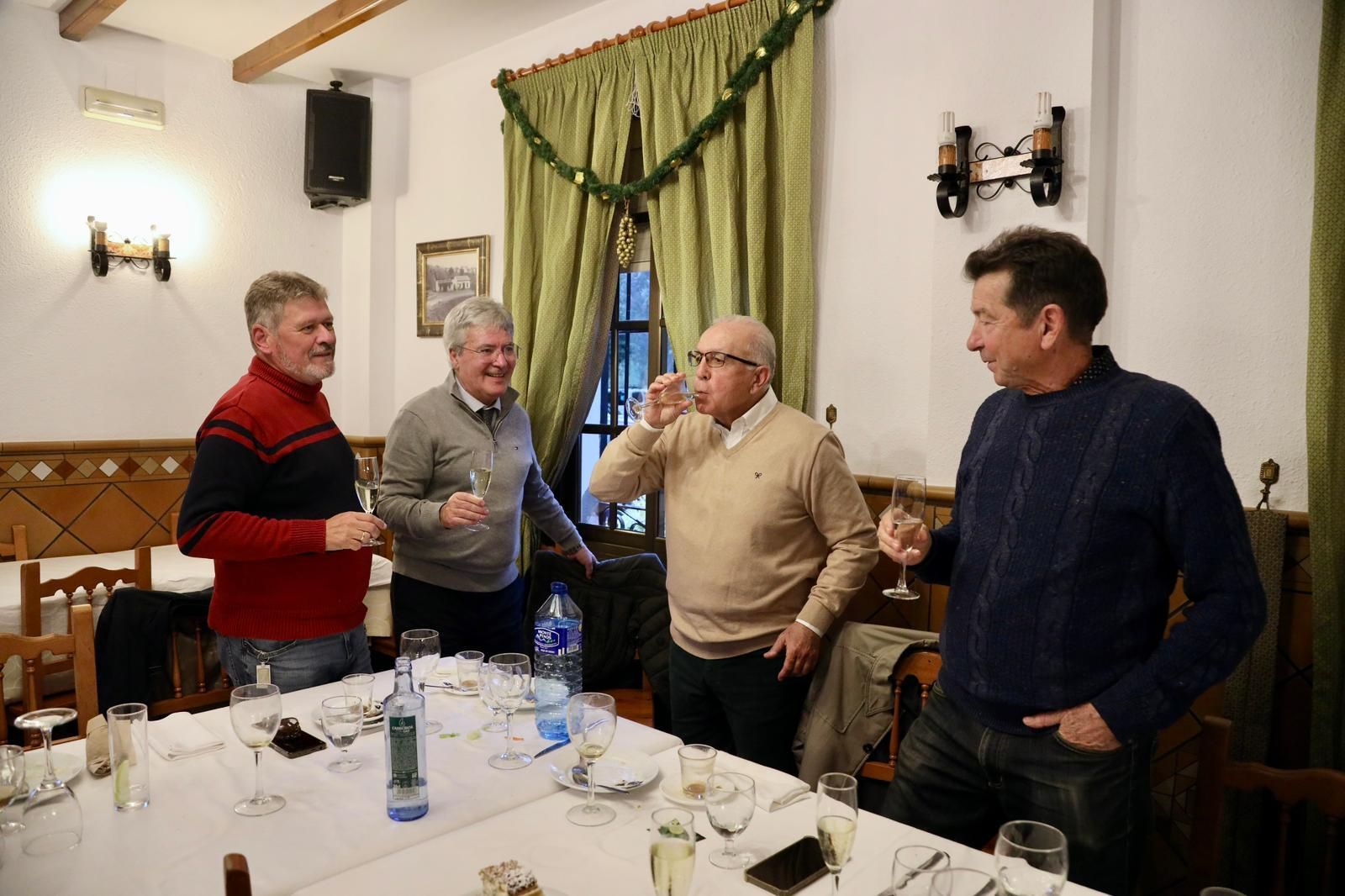 Los veteranos del Málaga CF se reúnen en la Venta del Túnel