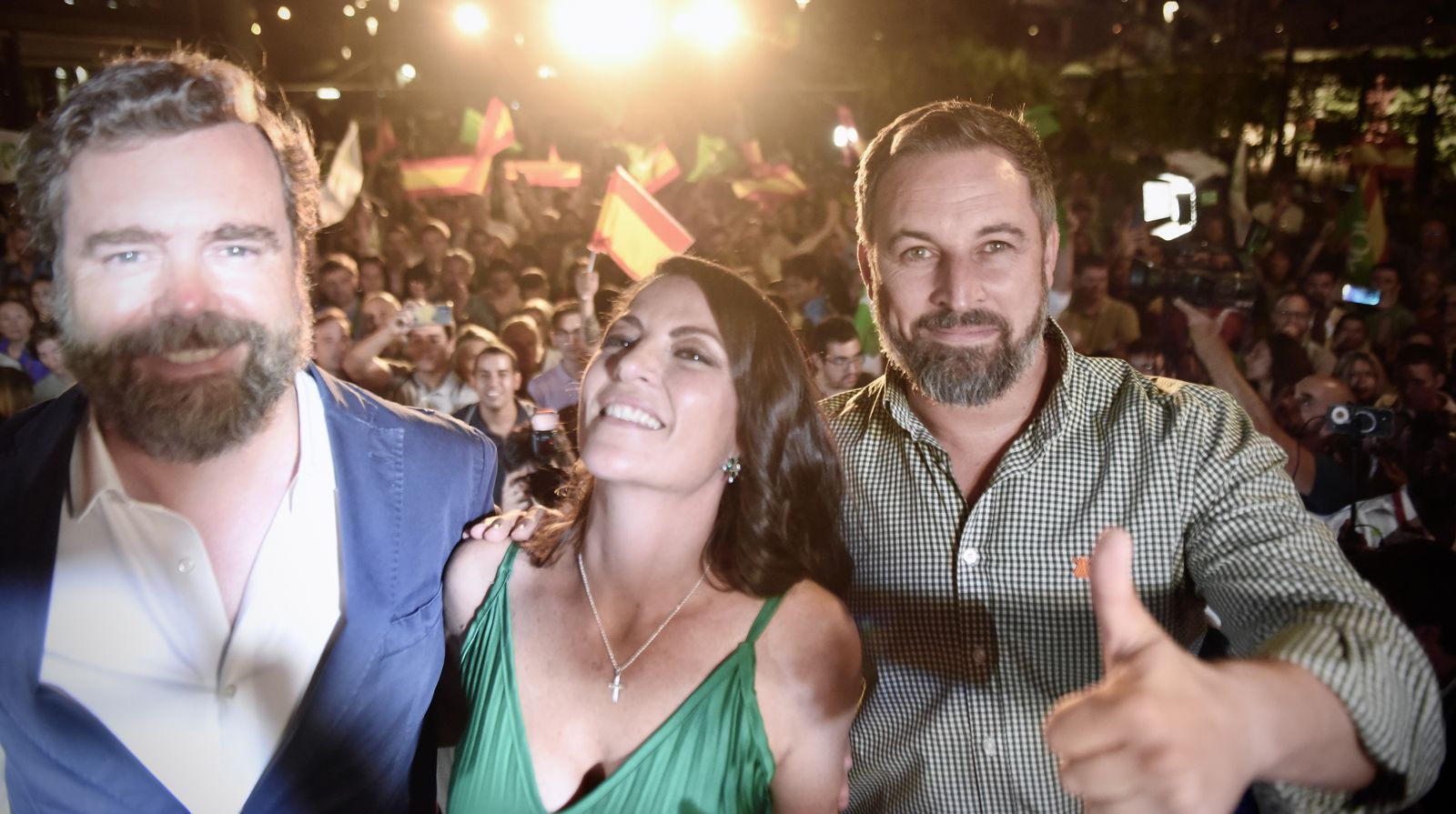 Las imágenes de la noche electoral de Vox