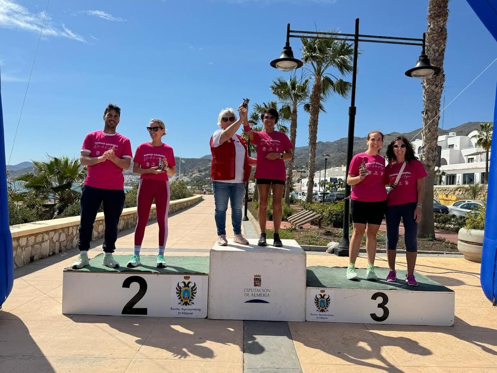 Cuadro de honor de la carrera en su categorías masculina y femenina