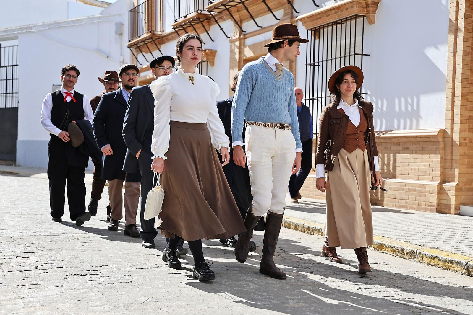 La Feria 1900 de Moguer en su última edición.