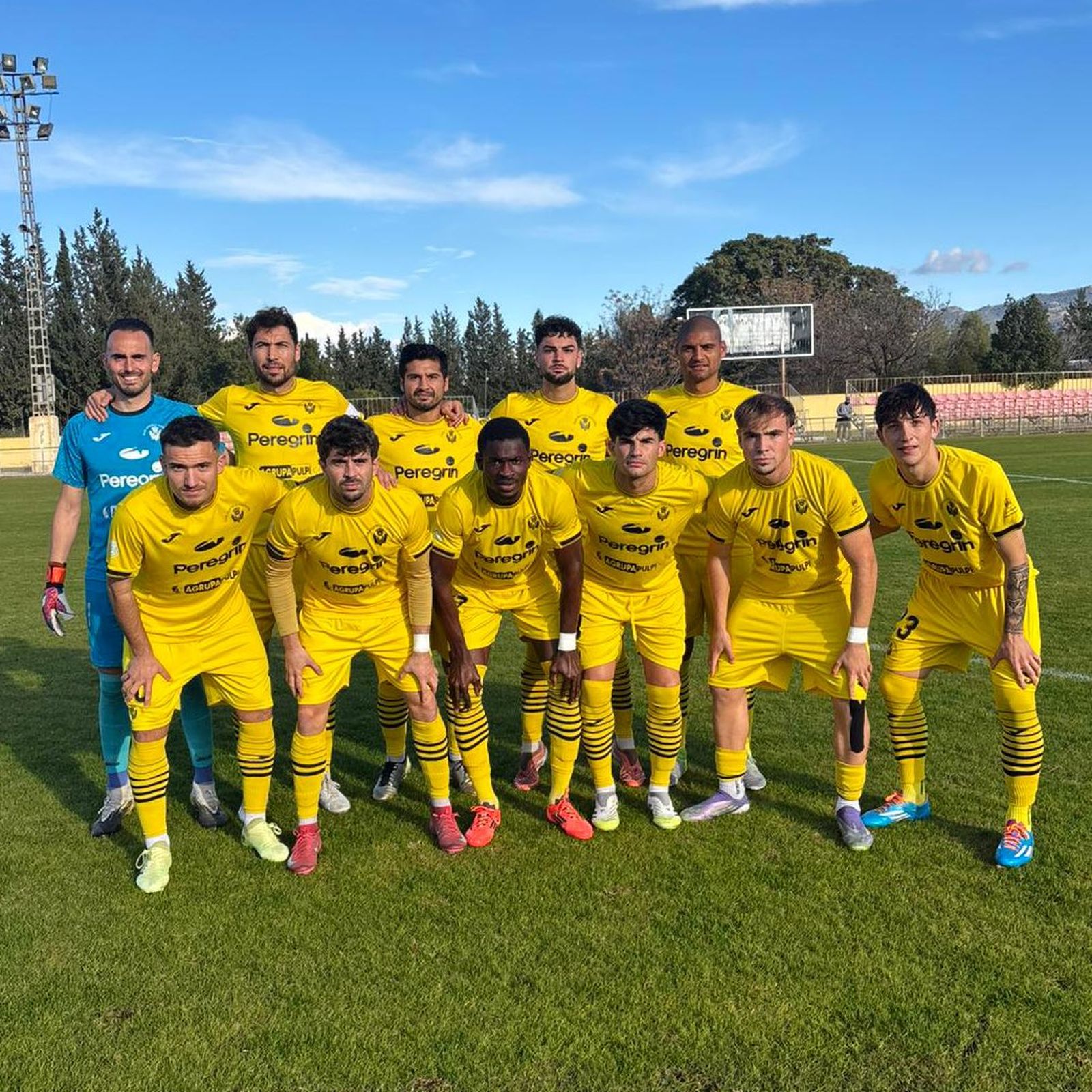 Once presentado por el conjunto almeriense en su encuentro frente al filial universitario de este domingo.