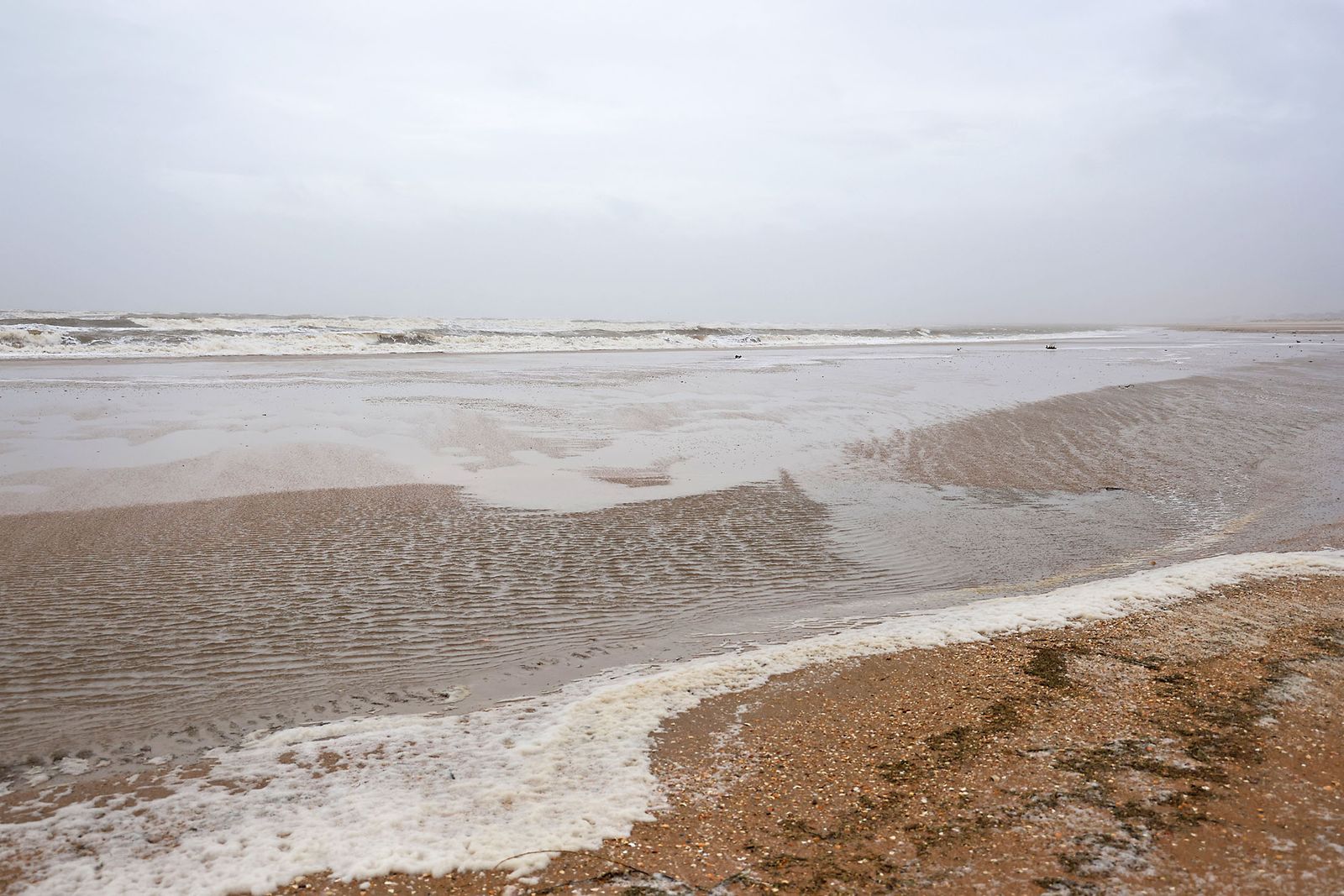 Las Fotografías de los daños ocasionados por la borrasca Leonardo en la playa de La Bota