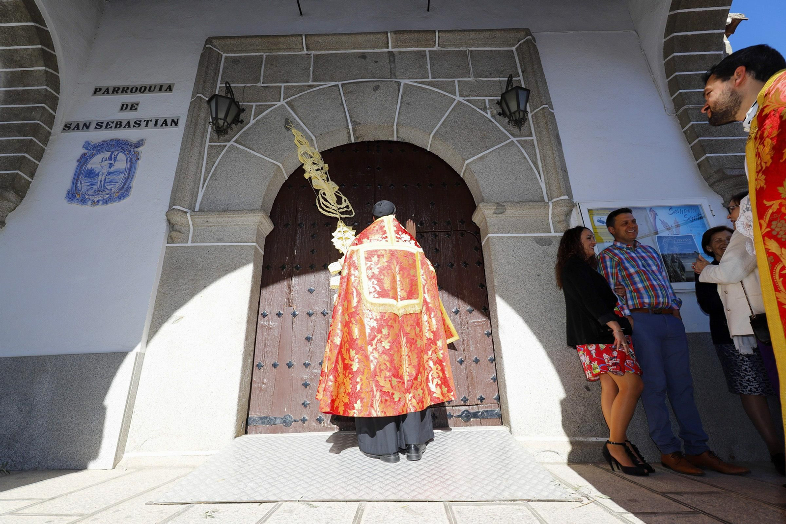 La procesión de la Borriquita en Villanueva de Córdoba, en imágenes