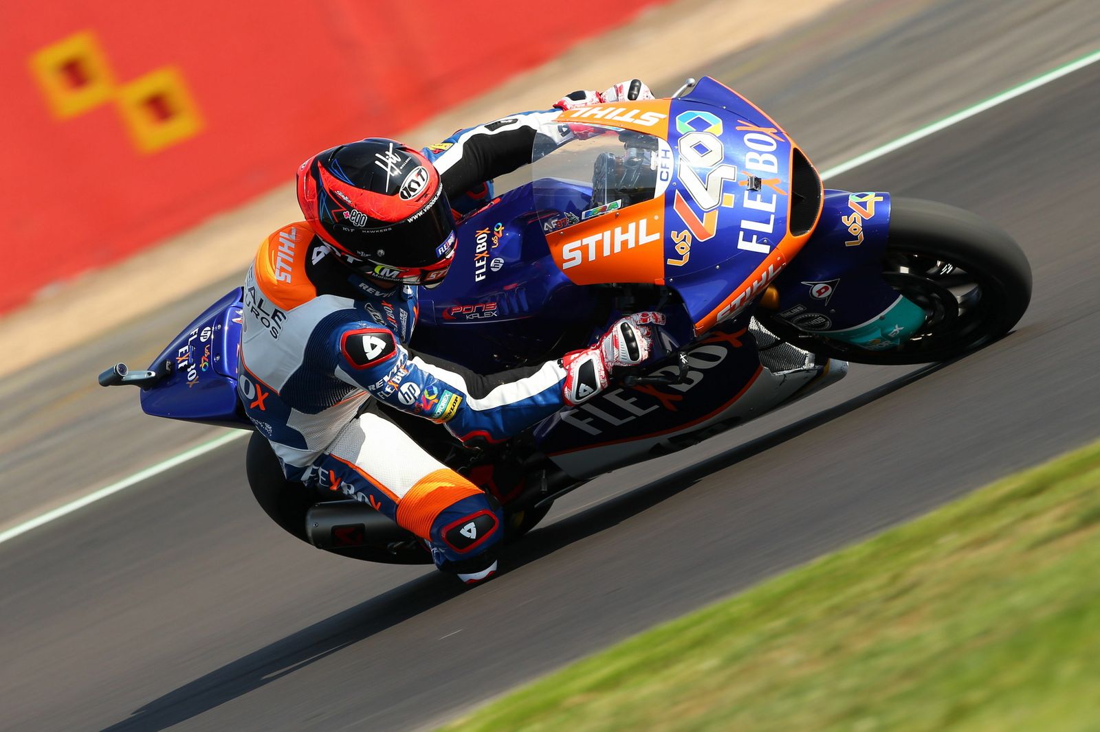 Augusto Fernández en la carrera de Moto2