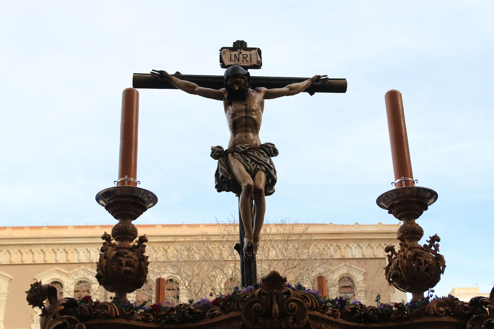 La procesión de Las Angustias, en imágenes