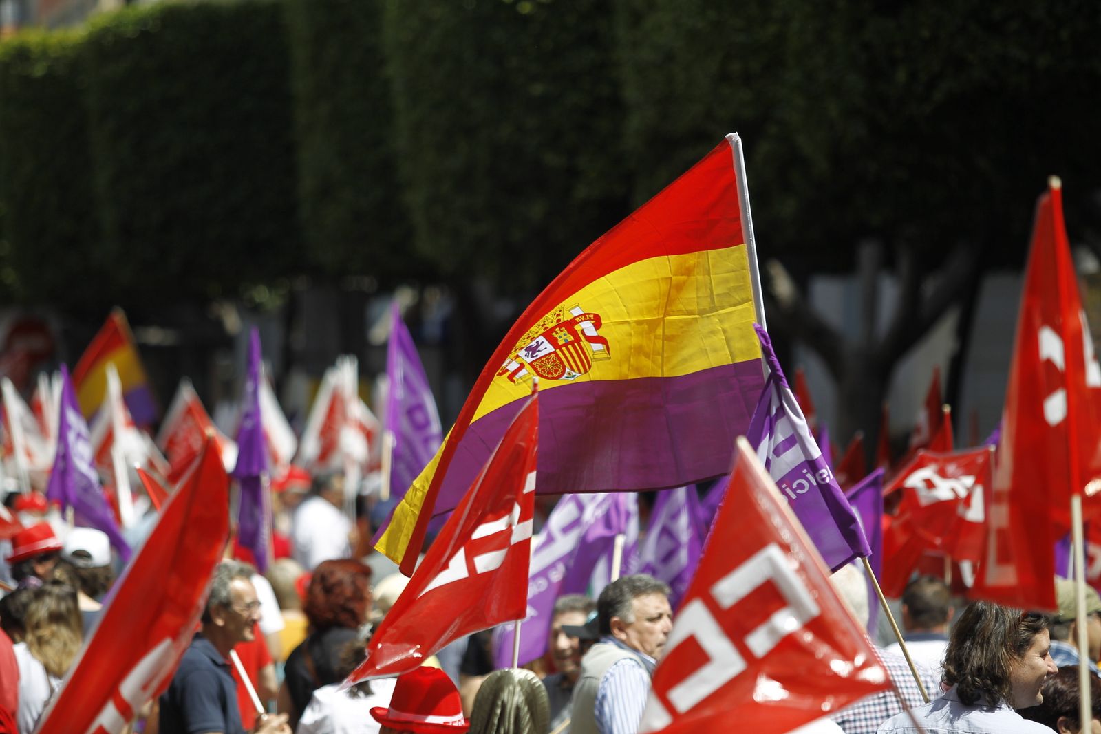 Fotogalería Manifestación del Primero de Mayo. Día Internacional de los Trabajadores. Almería