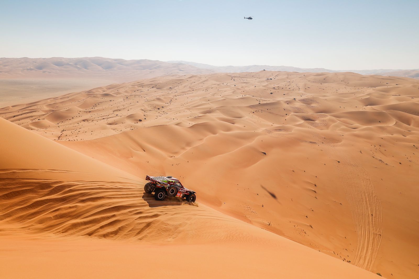 Las mejores fotos del Dakar por las dunas