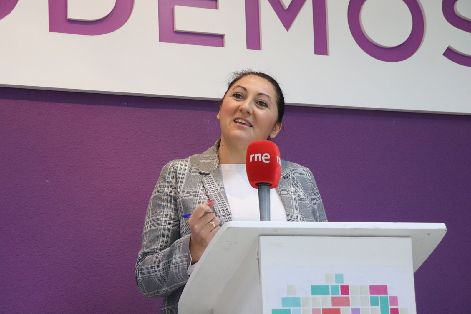 La diputada de Por Andalucía, Alejandra Durán