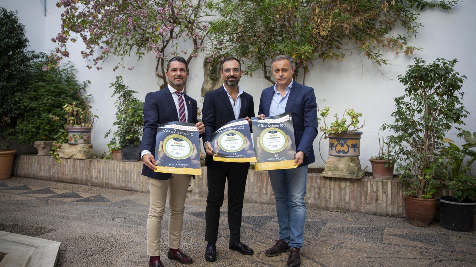 Juan Manuel Poyato, Félix Romero y Juan de Dios Serrano.