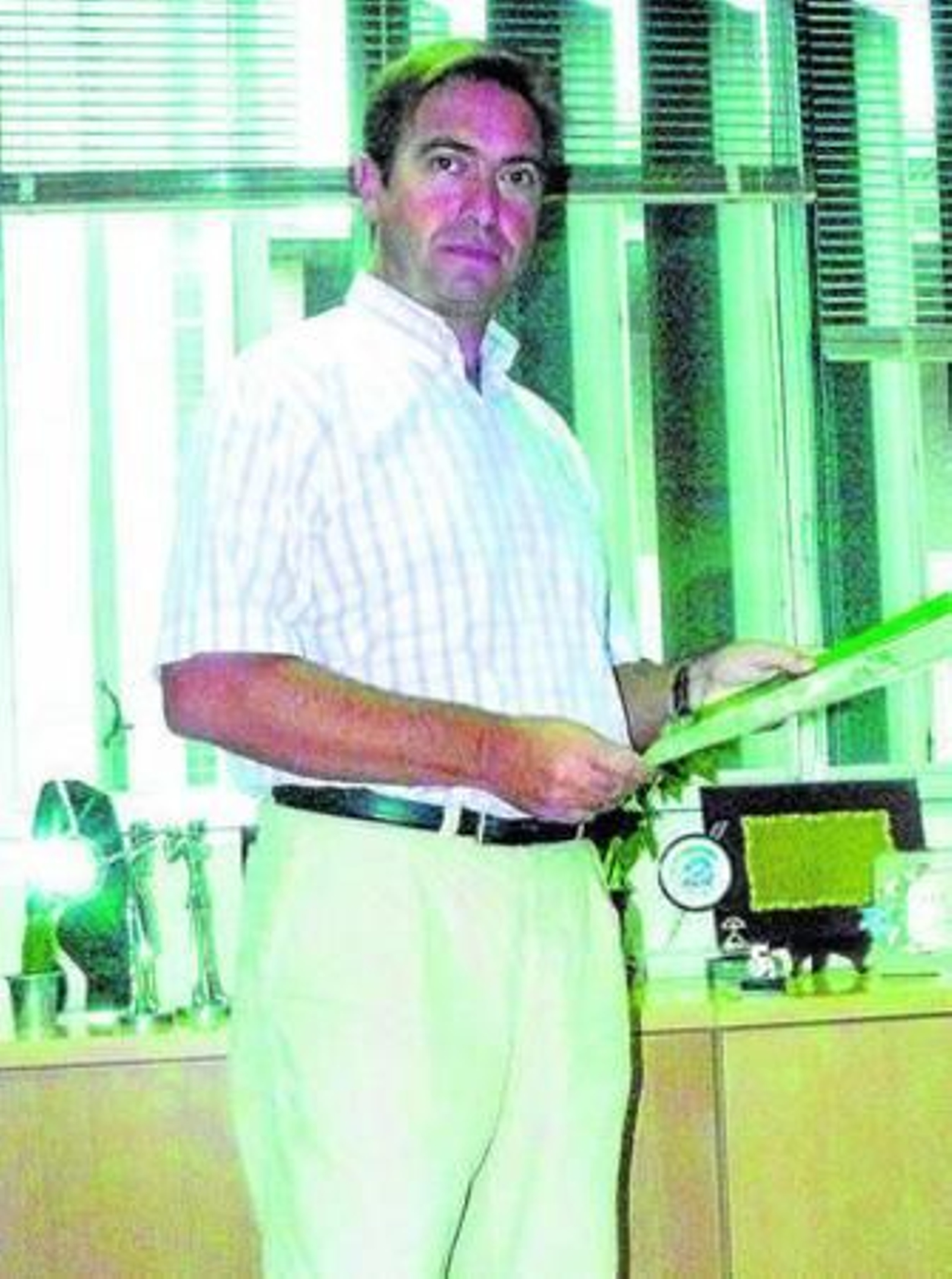 José Antonio Aliaga, en su despacho en la Delegación Territorial de Agricultura.