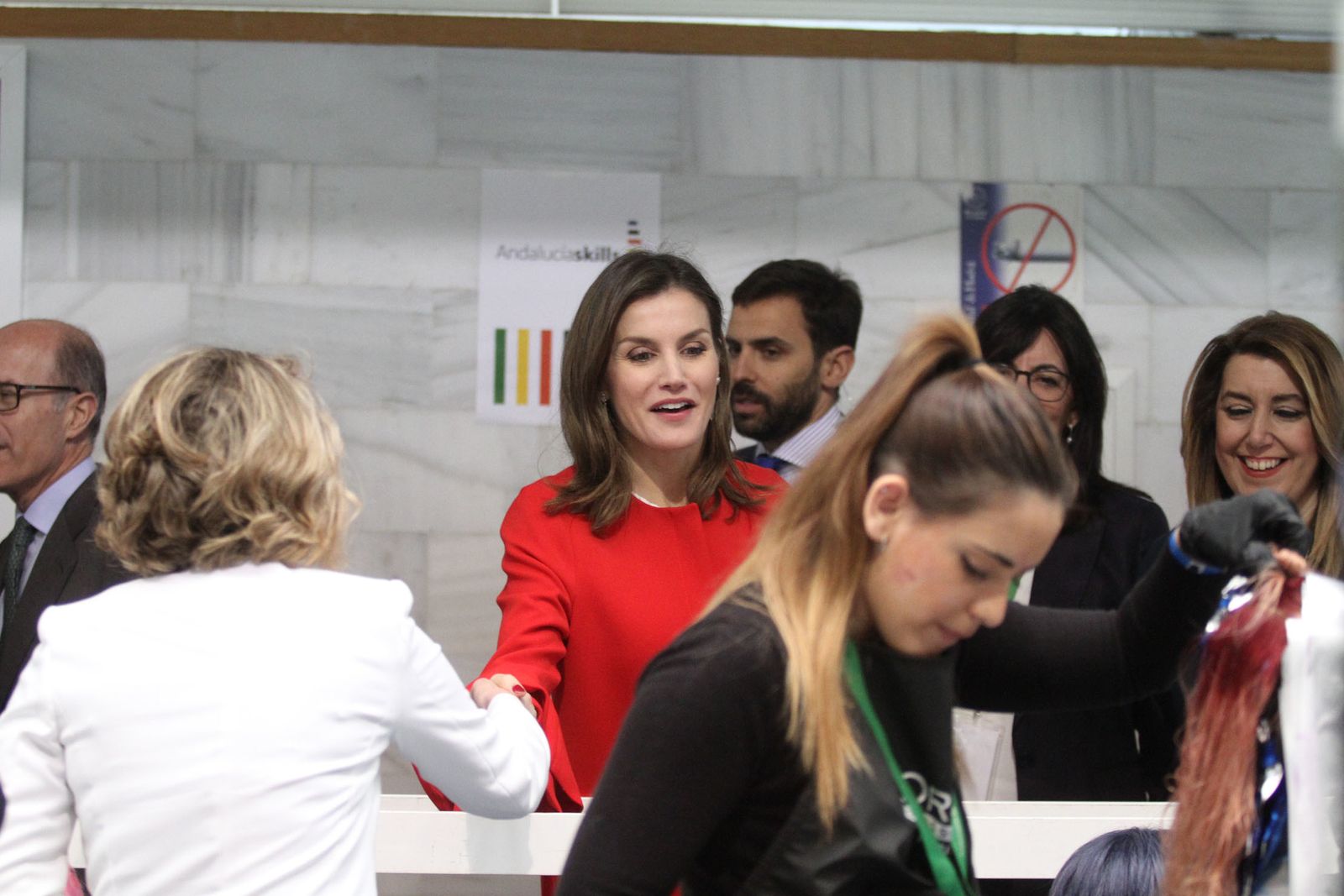 Imágenes de la visita de la reina Letizia a Huelva