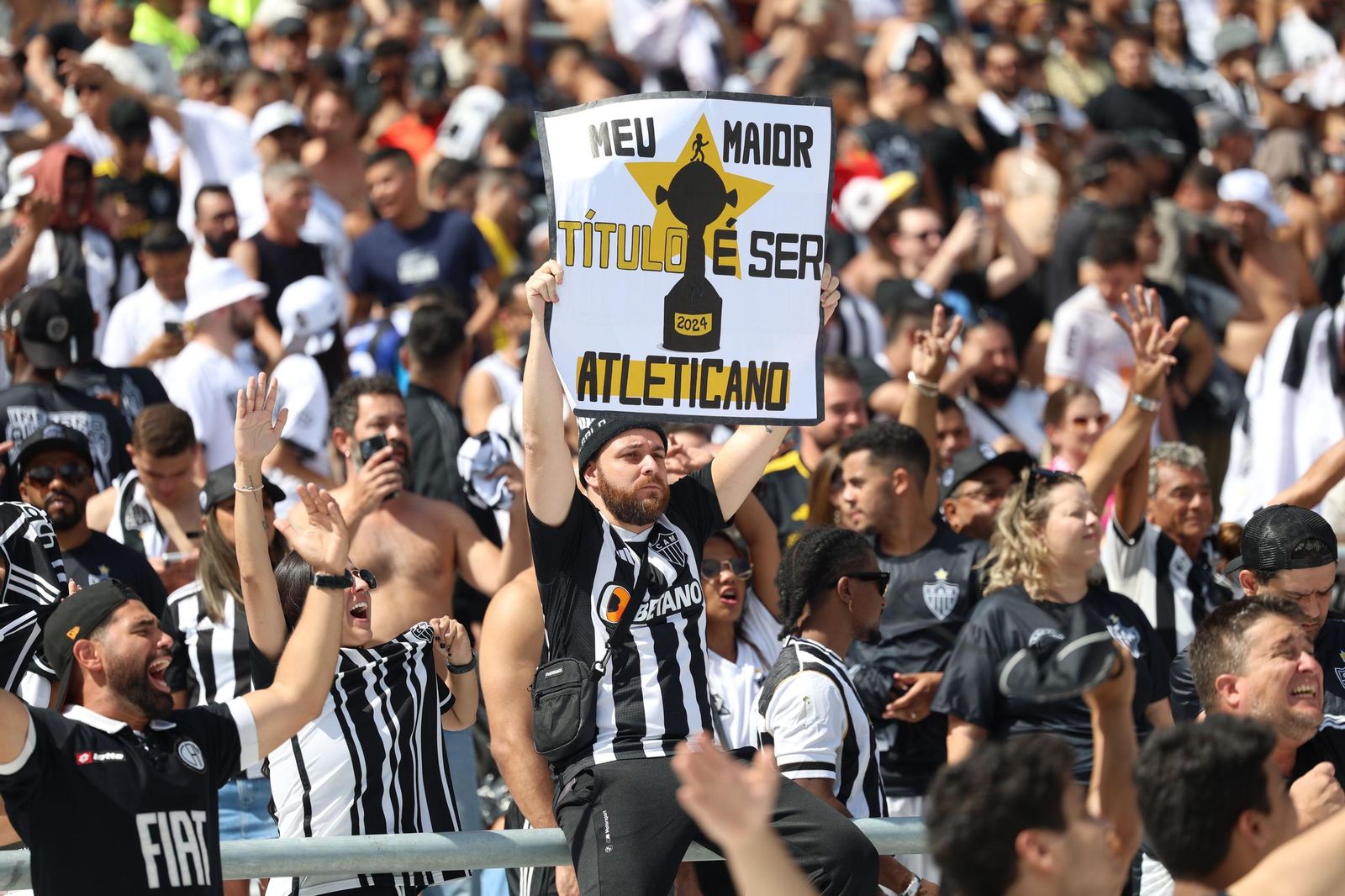 Las fotos de una final de la Libertadores histórica; Botafogo, campeón con 10, ante Atlético Mineiro