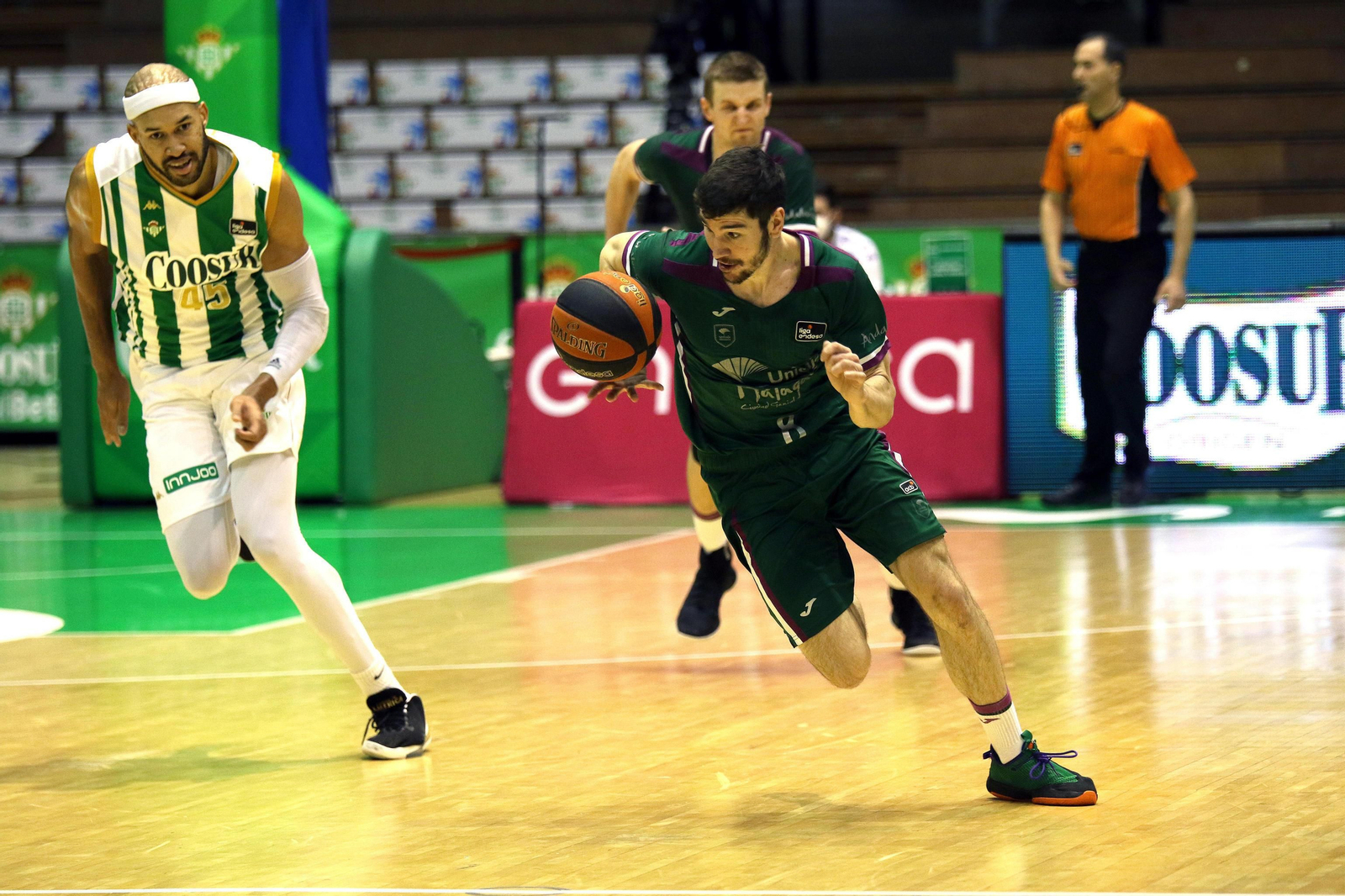 Darío Brizuela, en el último Coosur Betis-Unicaja. Darío Brizuela, en el último Coosur Betis-Unicaja.