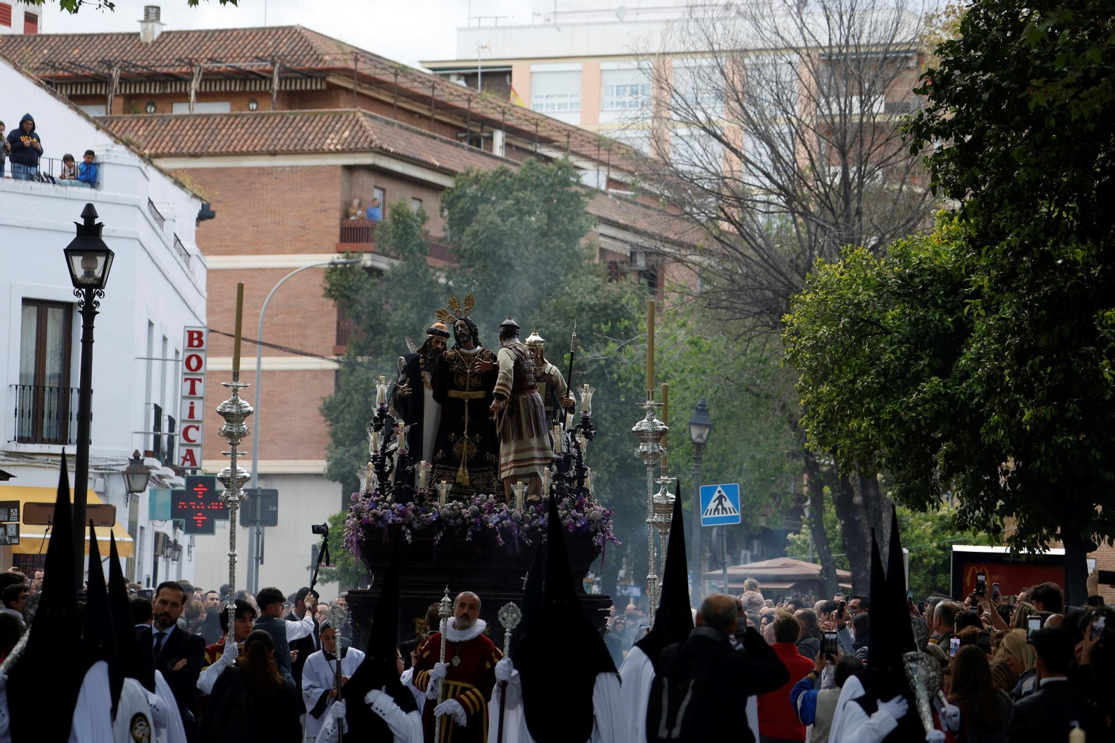 Las imágenes de la hermandad del Perdón  el Miércoles Santo en Córdoba