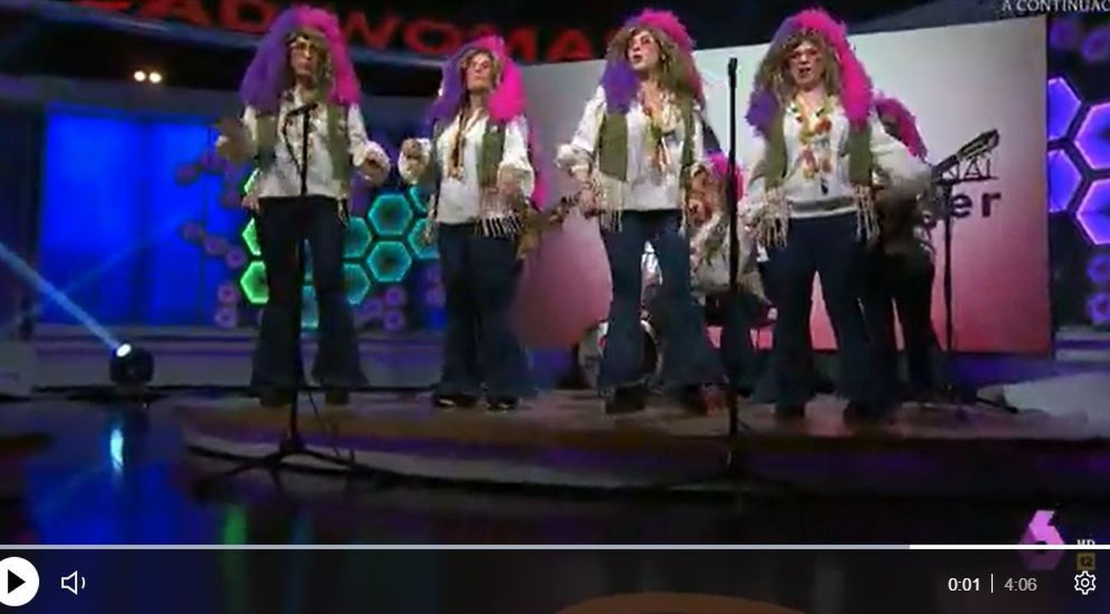 'Las Cadiwoman' en el programa El intermedio de la Sexta