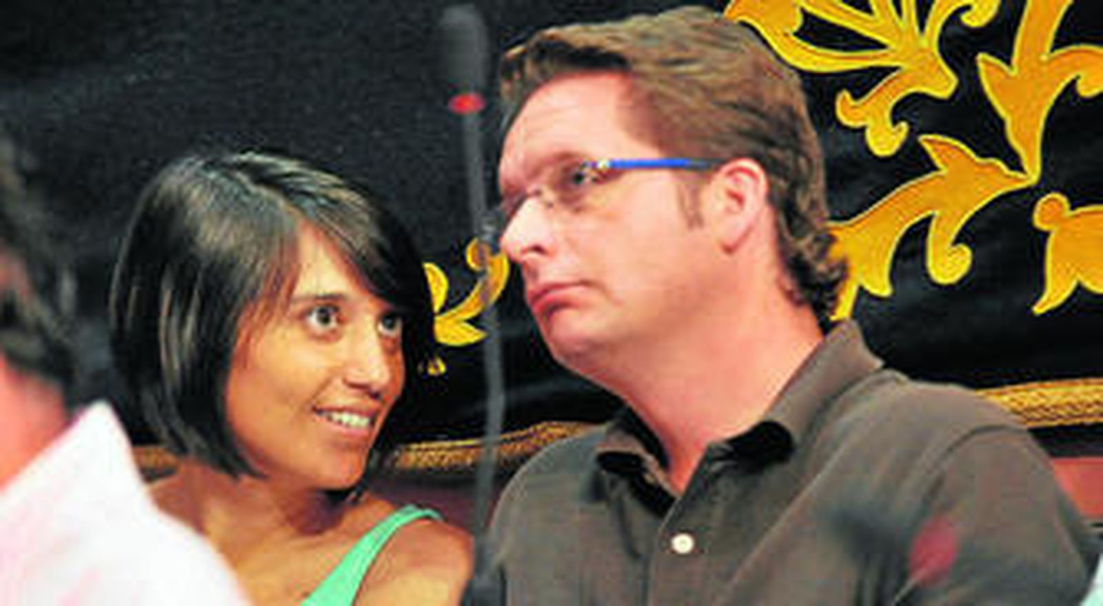 Los dos ediles socialistas que han dimitido, Ana Belén González Pérez y José Manuel Rodríguez.