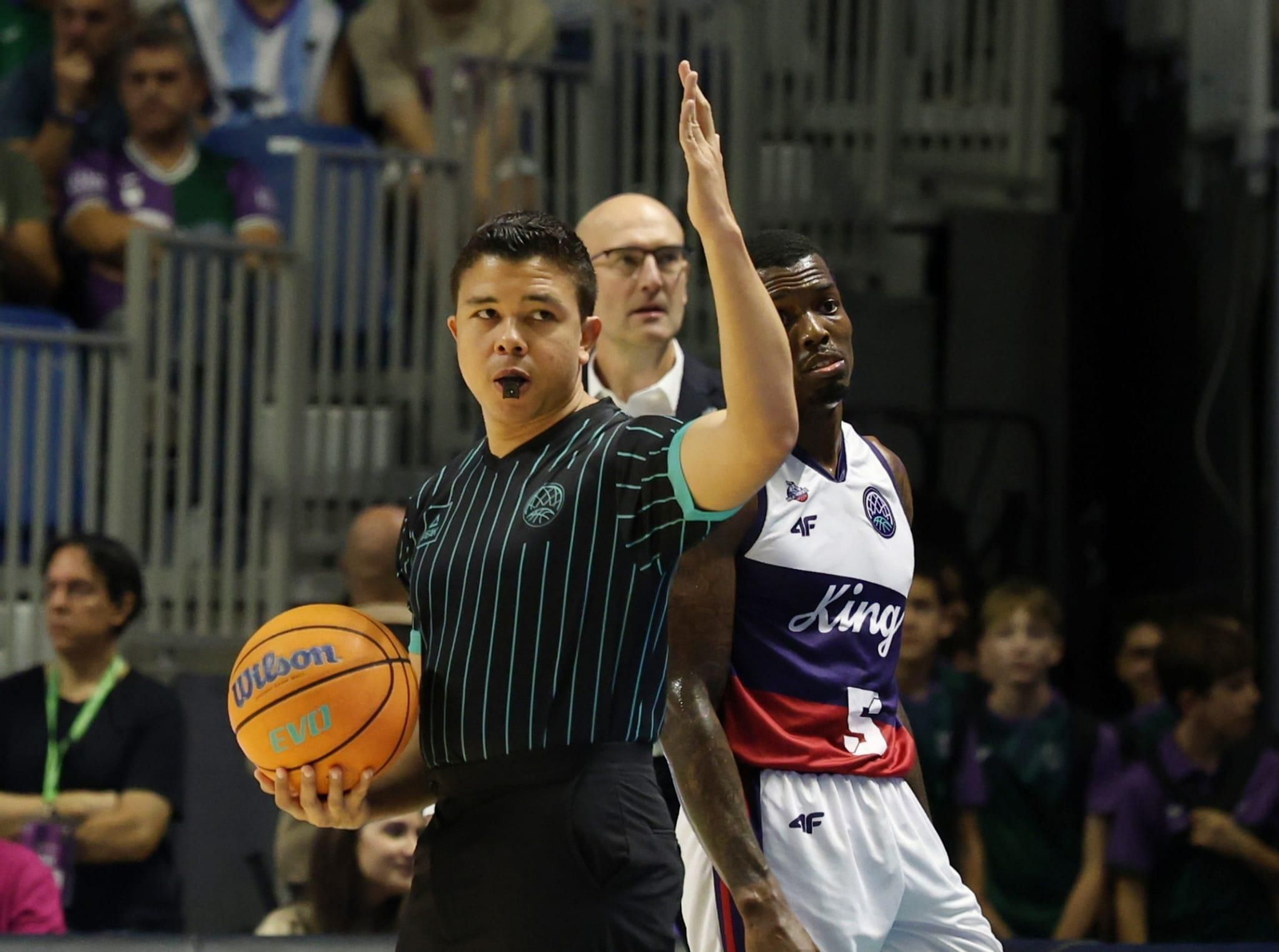 Julio Anaya, durante el partido.