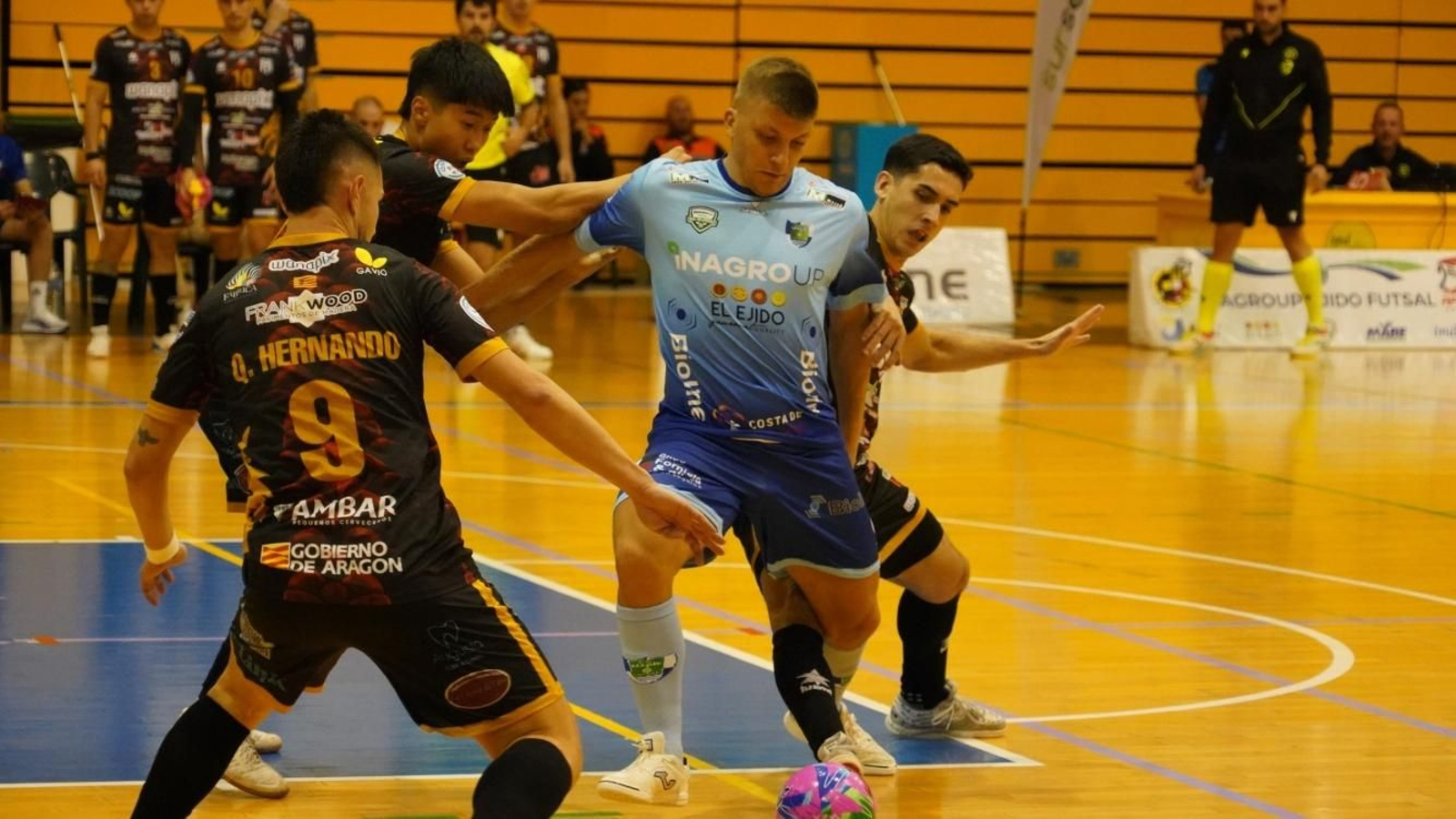 Cristian Rubio, en uno de los encuentros ligueros del equipo almeriense.