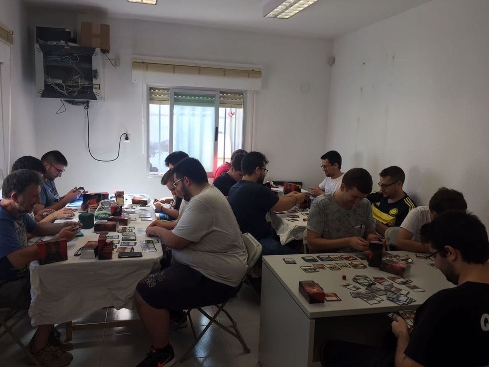 Jóvenes de Níjar durante la celebración del torneo.