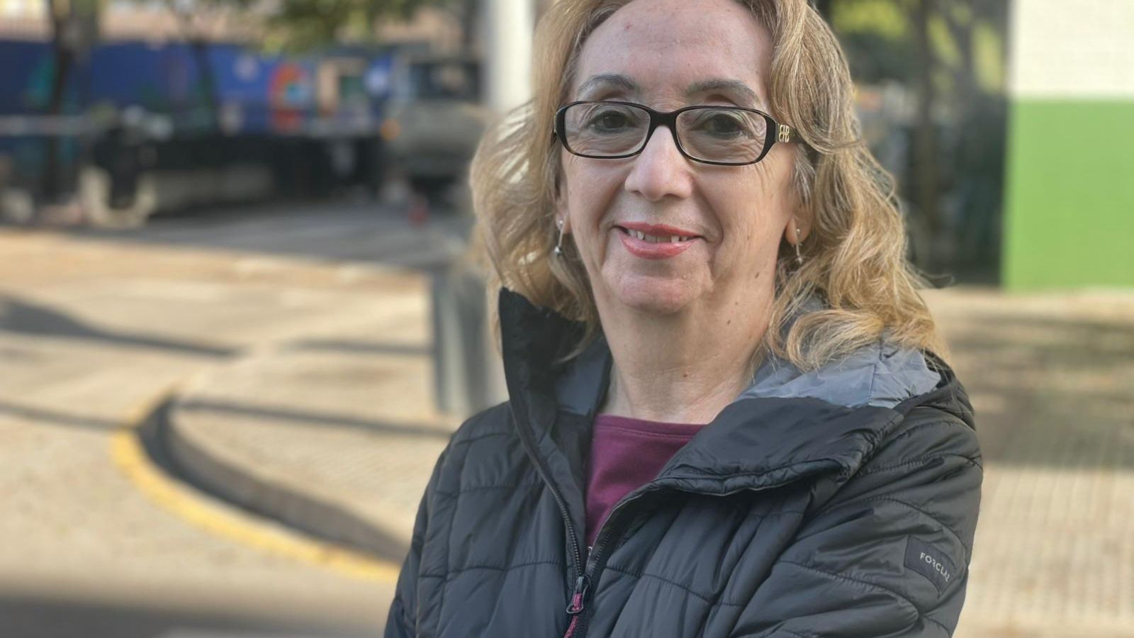 Carmina Merino, vecina de Huelin