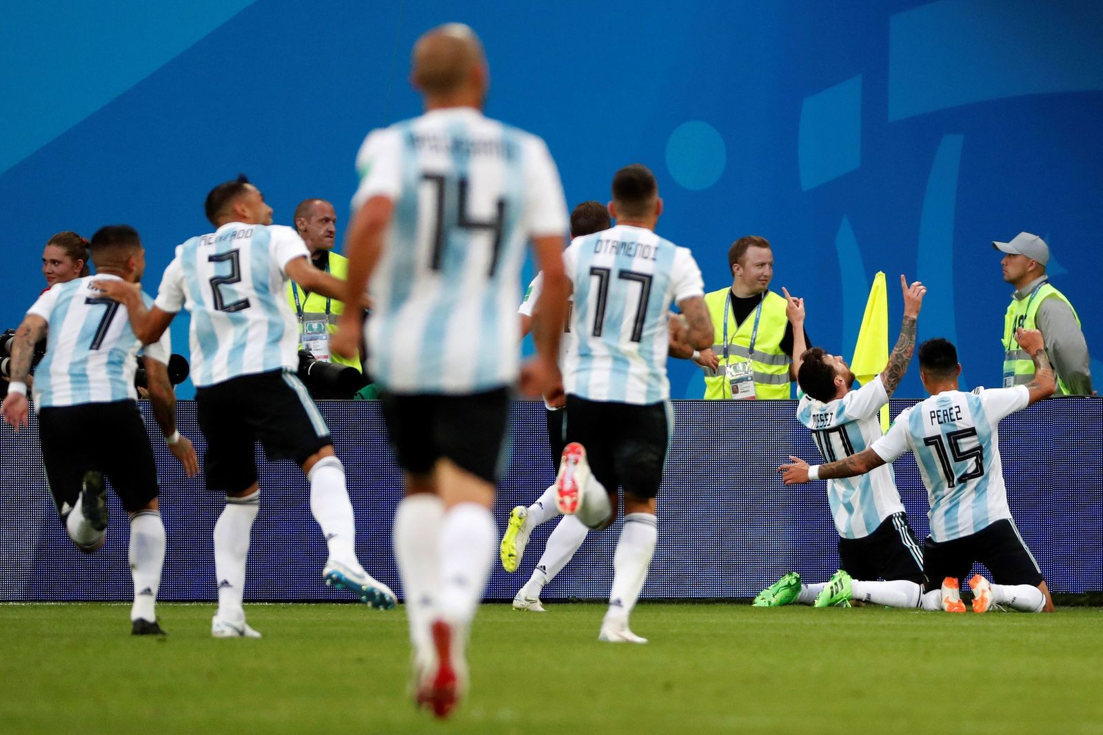 Las imágenes del Nigeria-Argentina