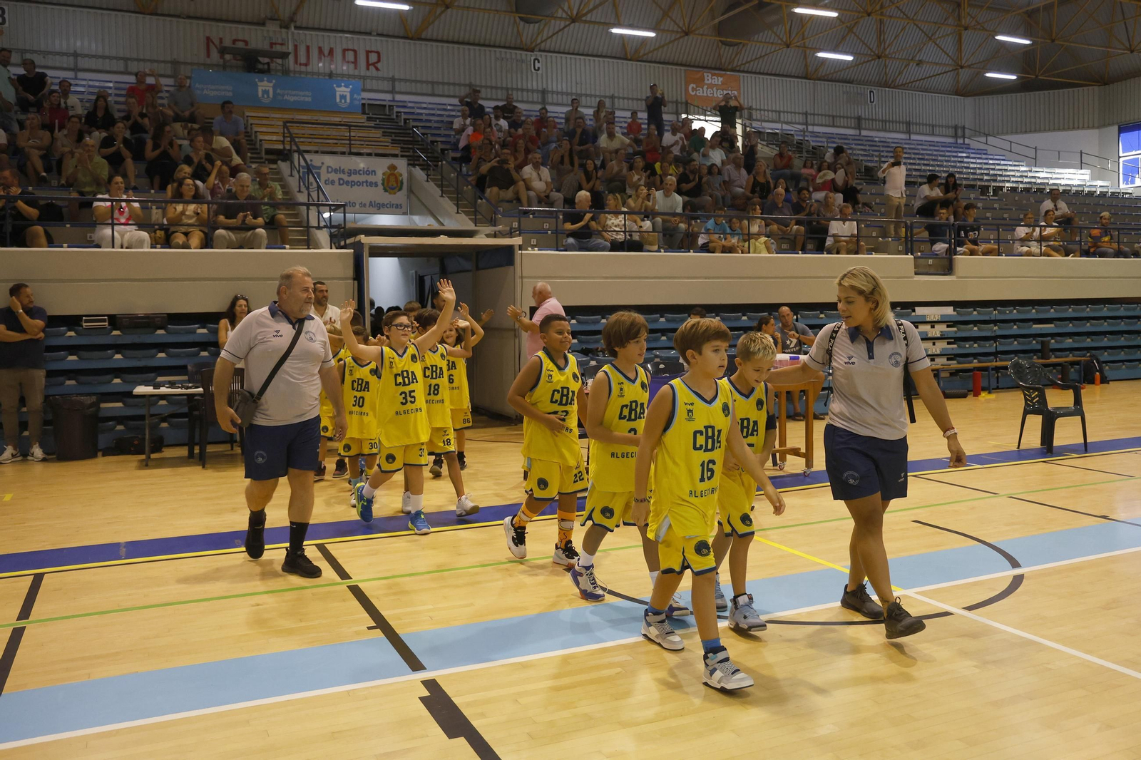 Fotos de la presentación de los equipos de cantera del CB Ciudad de Algeciras